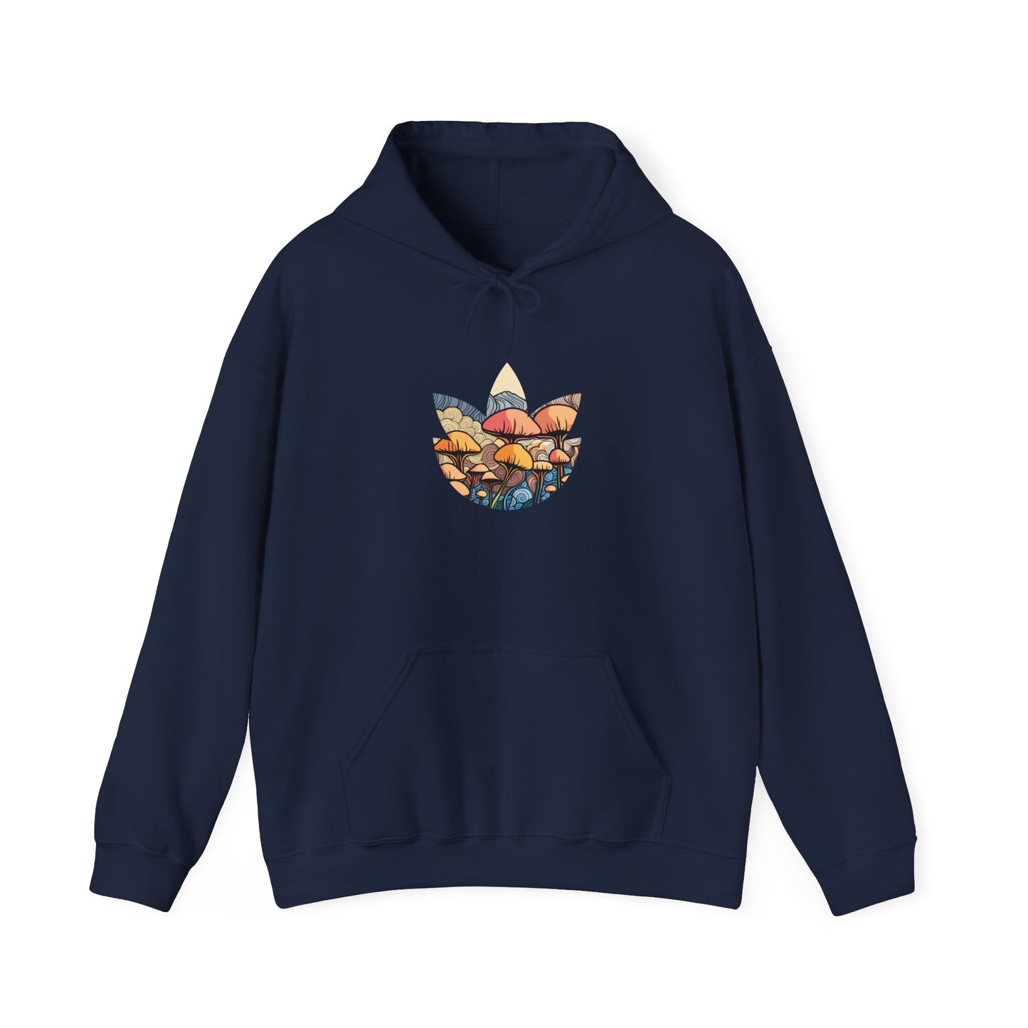 Psychedelic Mushroom Sunset Hoodie Unisex Heavy Blend™ Hooded Sweatshirt