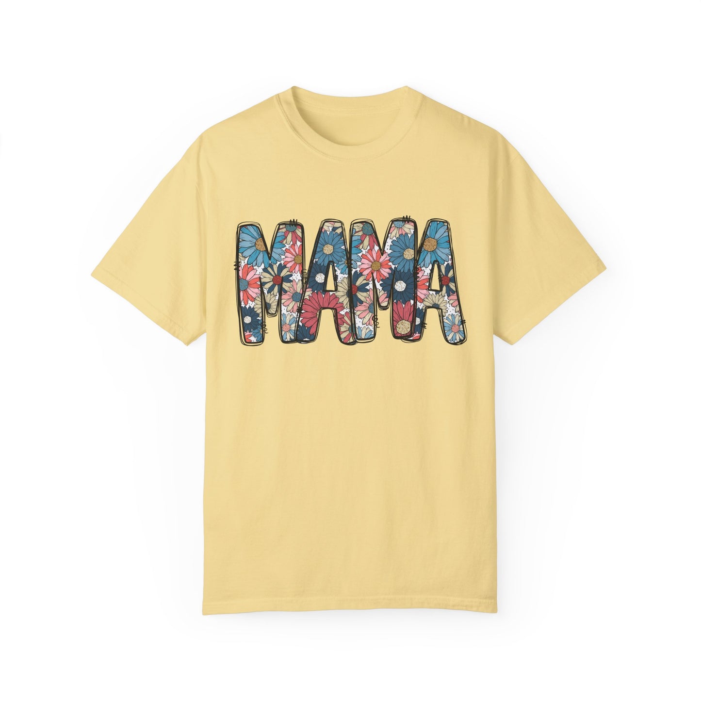 Retro Floral Mama TShirt, Retro Daisy Tee, Mothers day shirt