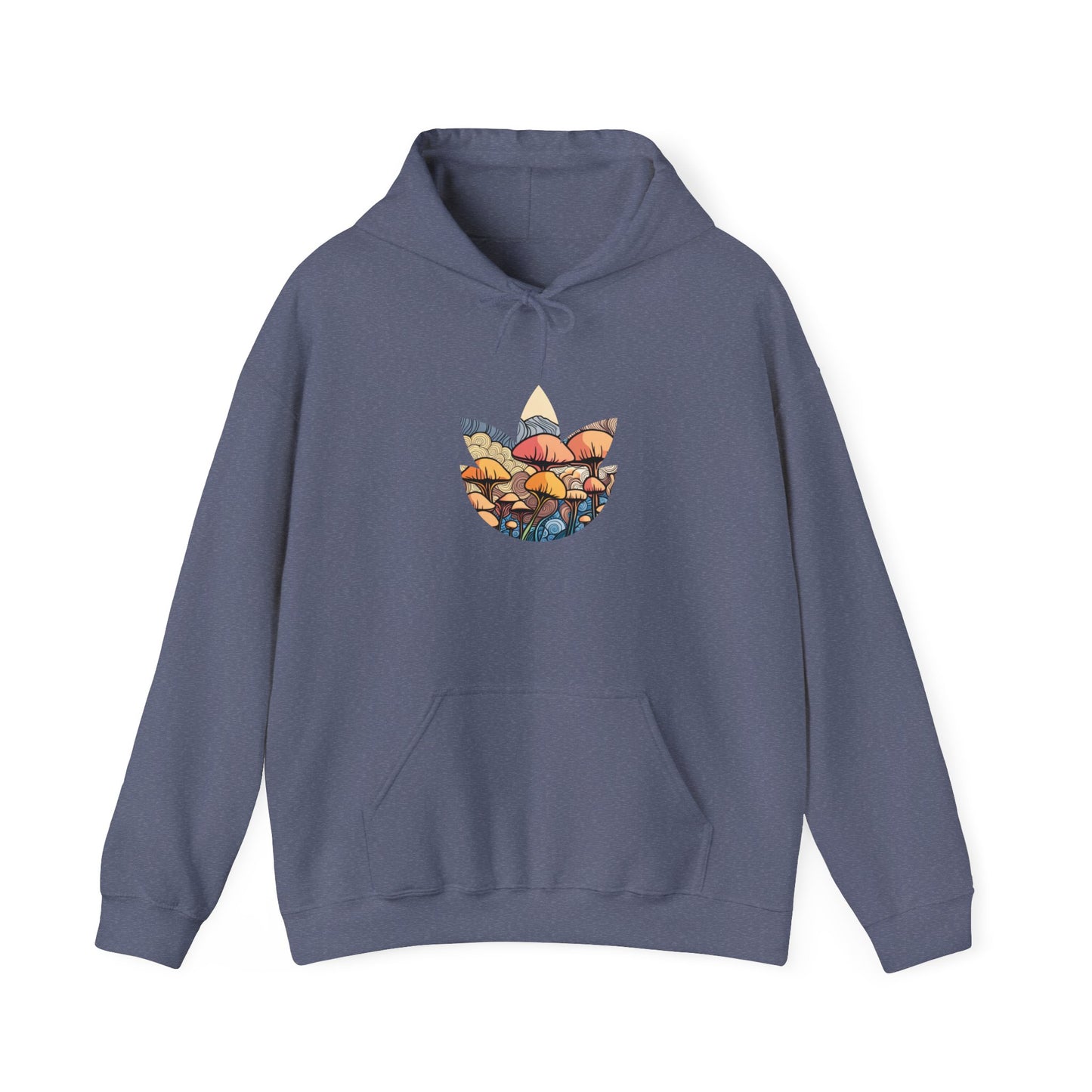 Psychedelic Mushroom Sunset Hoodie Unisex Heavy Blend™ Hooded Sweatshirt