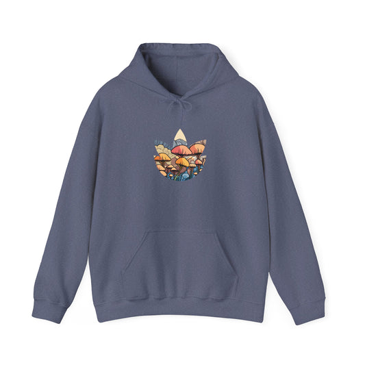 Psychedelic Mushroom Sunset Hoodie Unisex Heavy Blend™ Hooded Sweatshirt