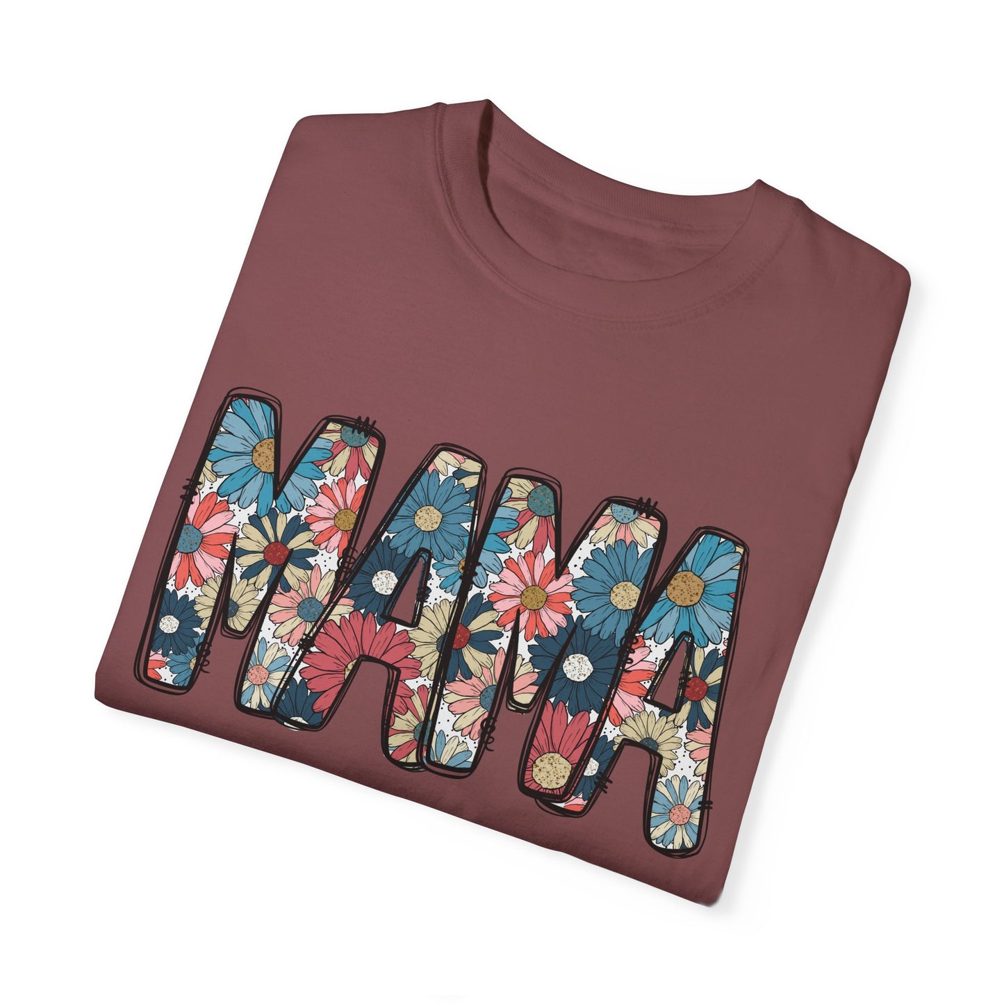 Retro Floral Mama TShirt, Retro Daisy Tee, Mothers day shirt