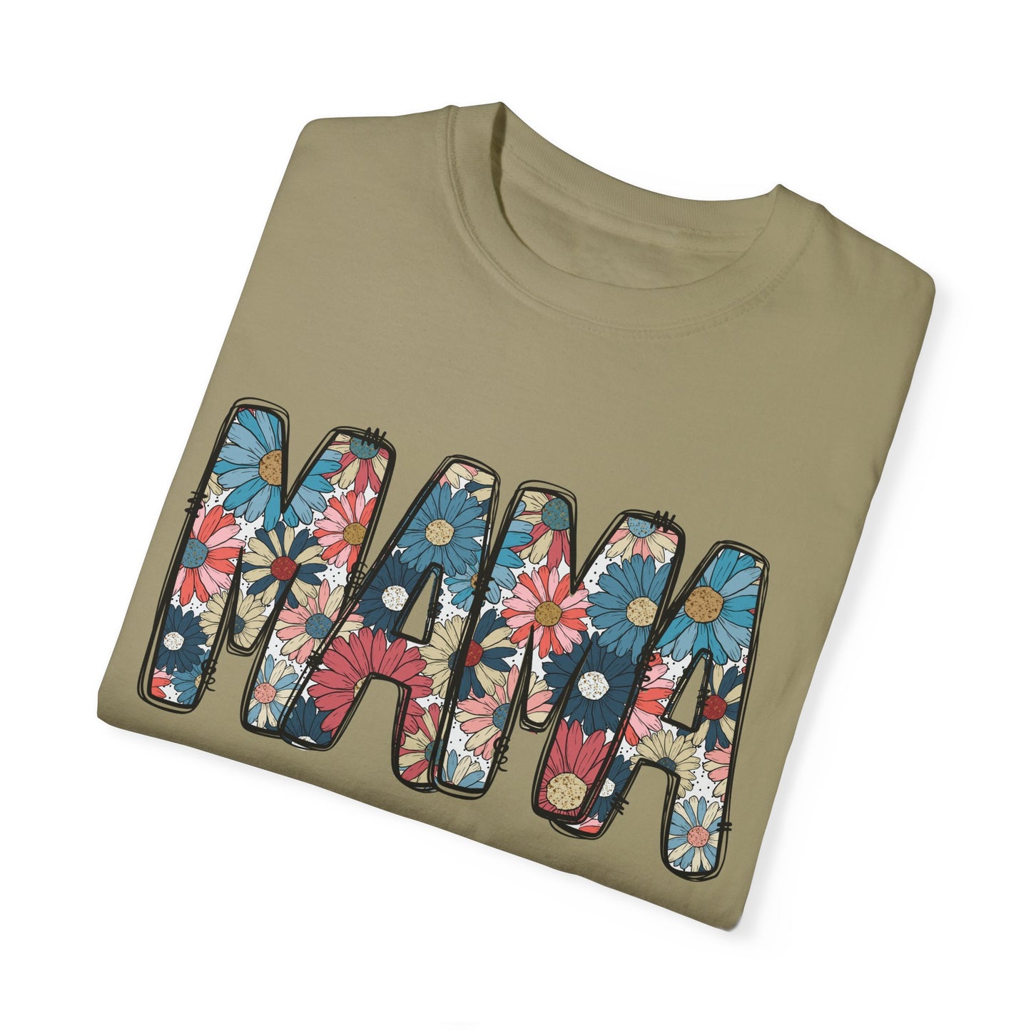 Retro Floral Mama TShirt, Retro Daisy Tee, Mothers day shirt