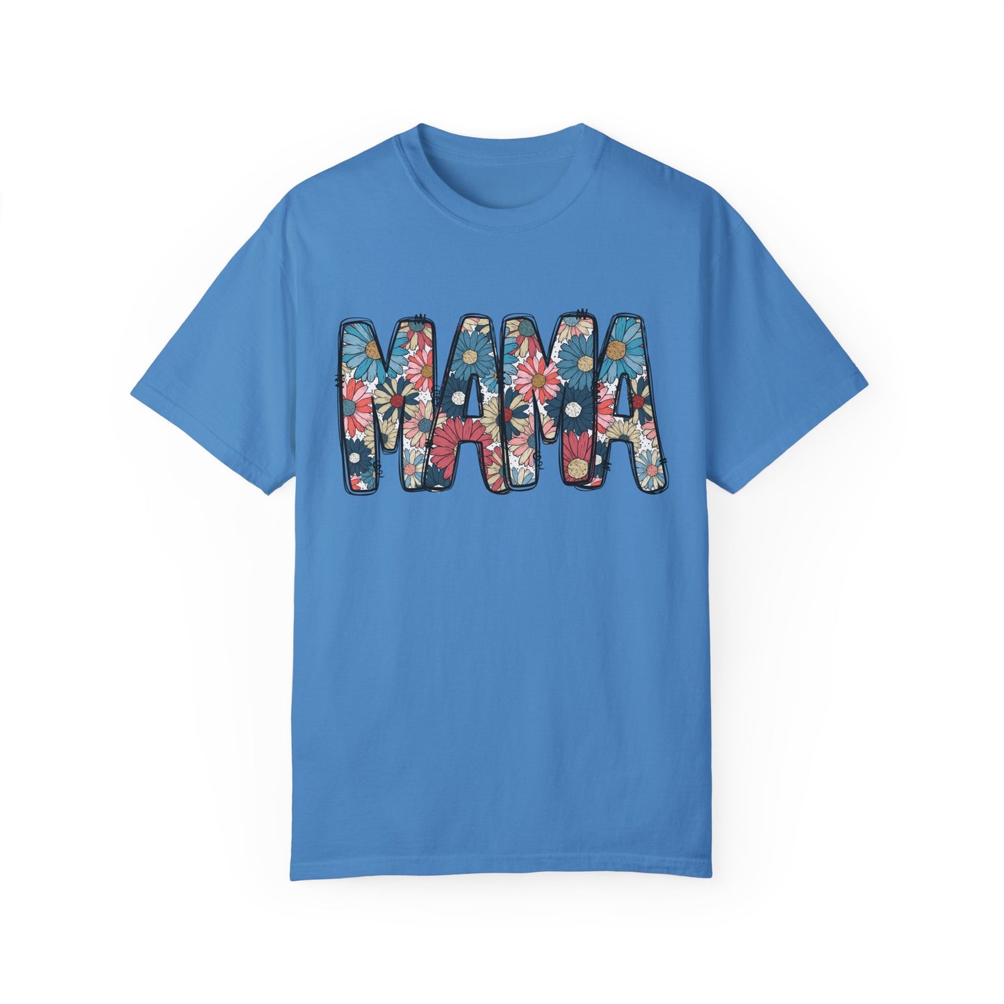 Retro Floral Mama TShirt, Retro Daisy Tee, Mothers day shirt