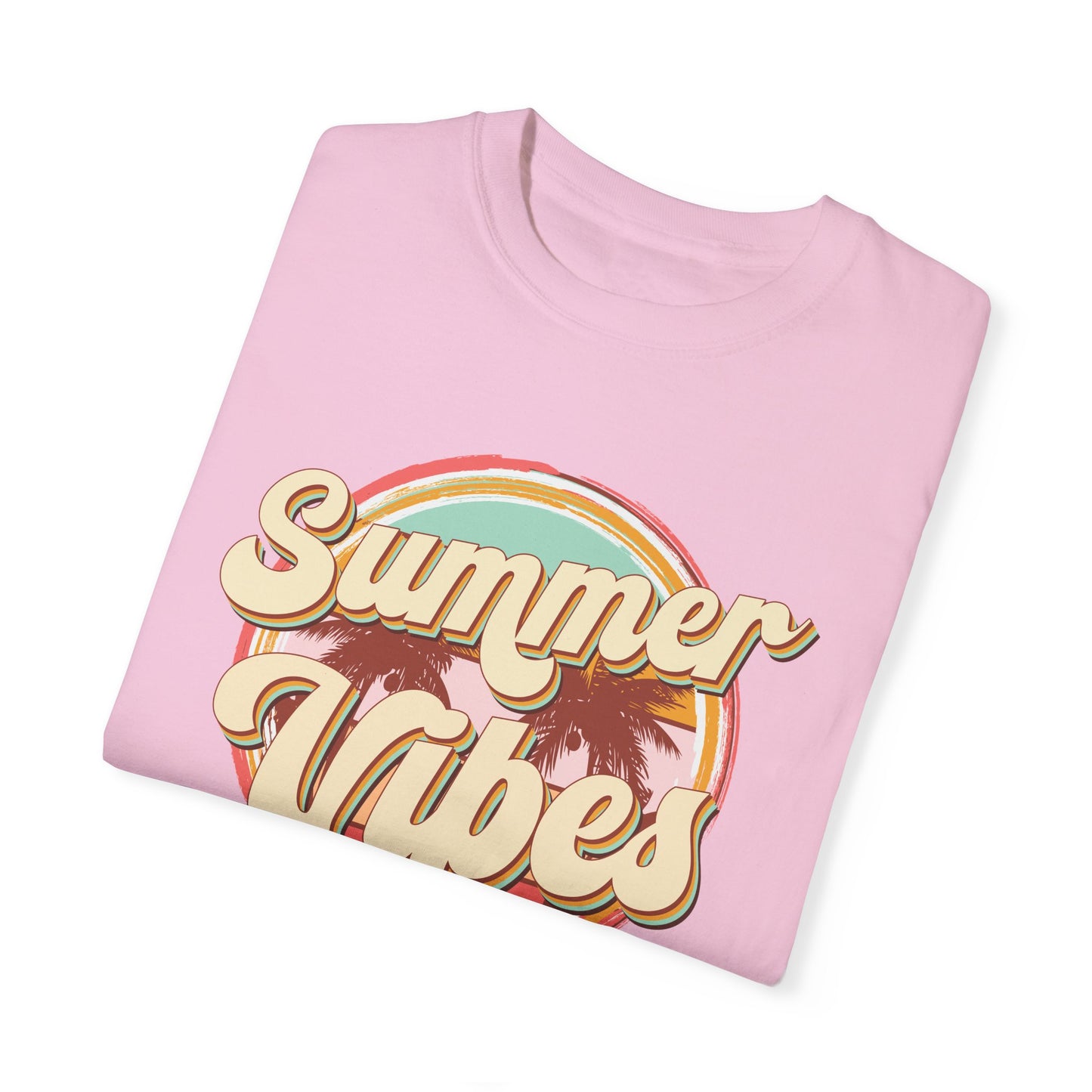 Summer vibes shirt, summertime shirt, vacation shirt, party tee, trendy tee, sophisticated tee, beach vibes tee