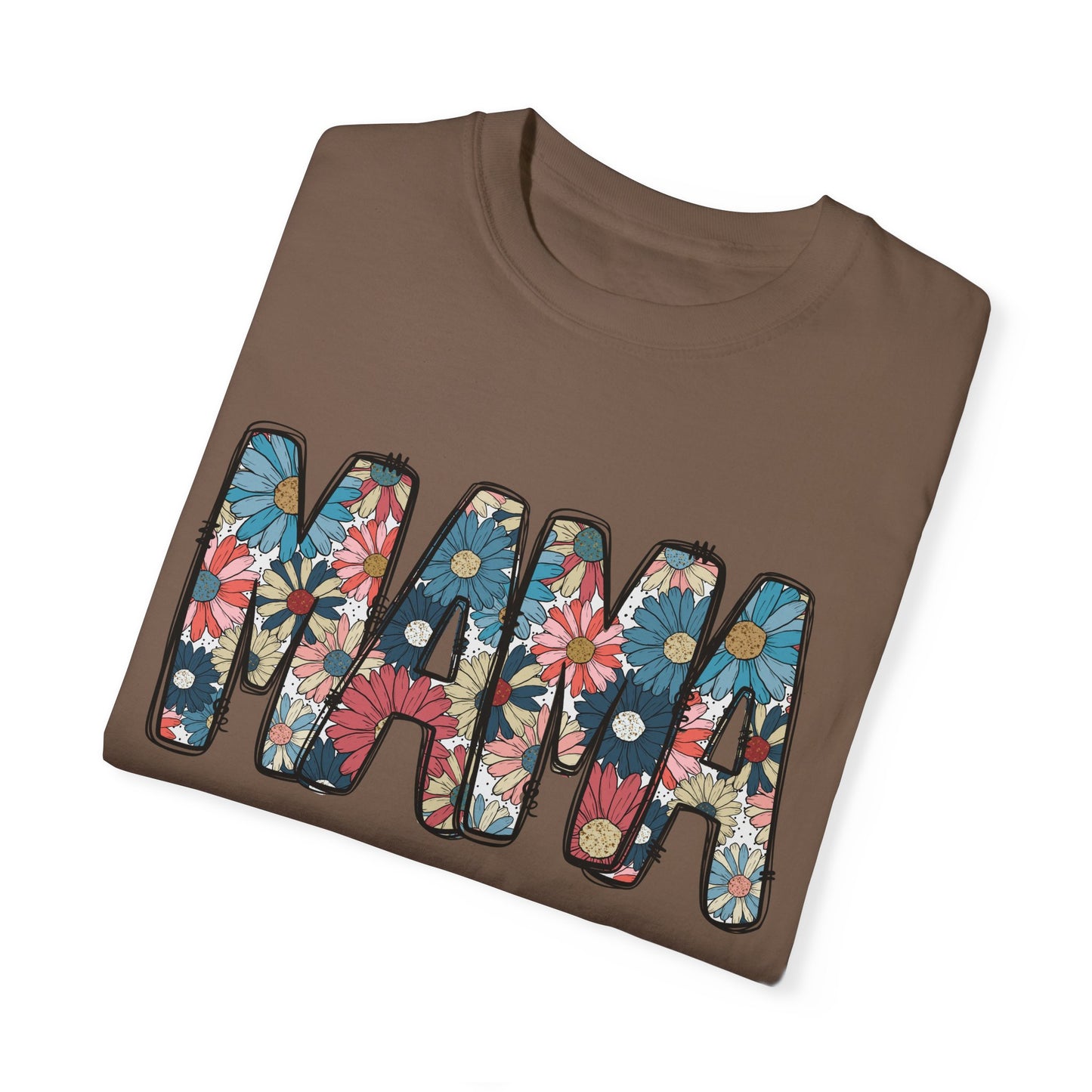 Retro Floral Mama TShirt, Retro Daisy Tee, Mothers day shirt