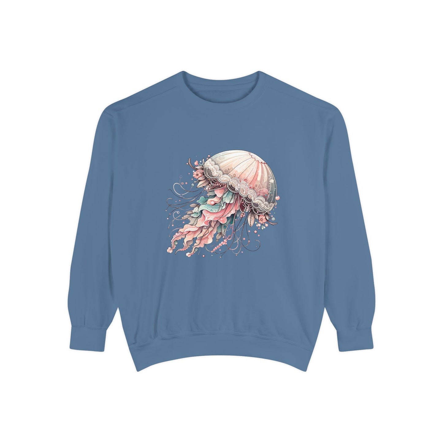 Jellyfish Dreams Sweatshirt Coquette Sweatshirt Trendy Crewneck Aesthetic Sweatshirt Cute Sweatshirt Gift For Her Comfort Colors Sweatshirt