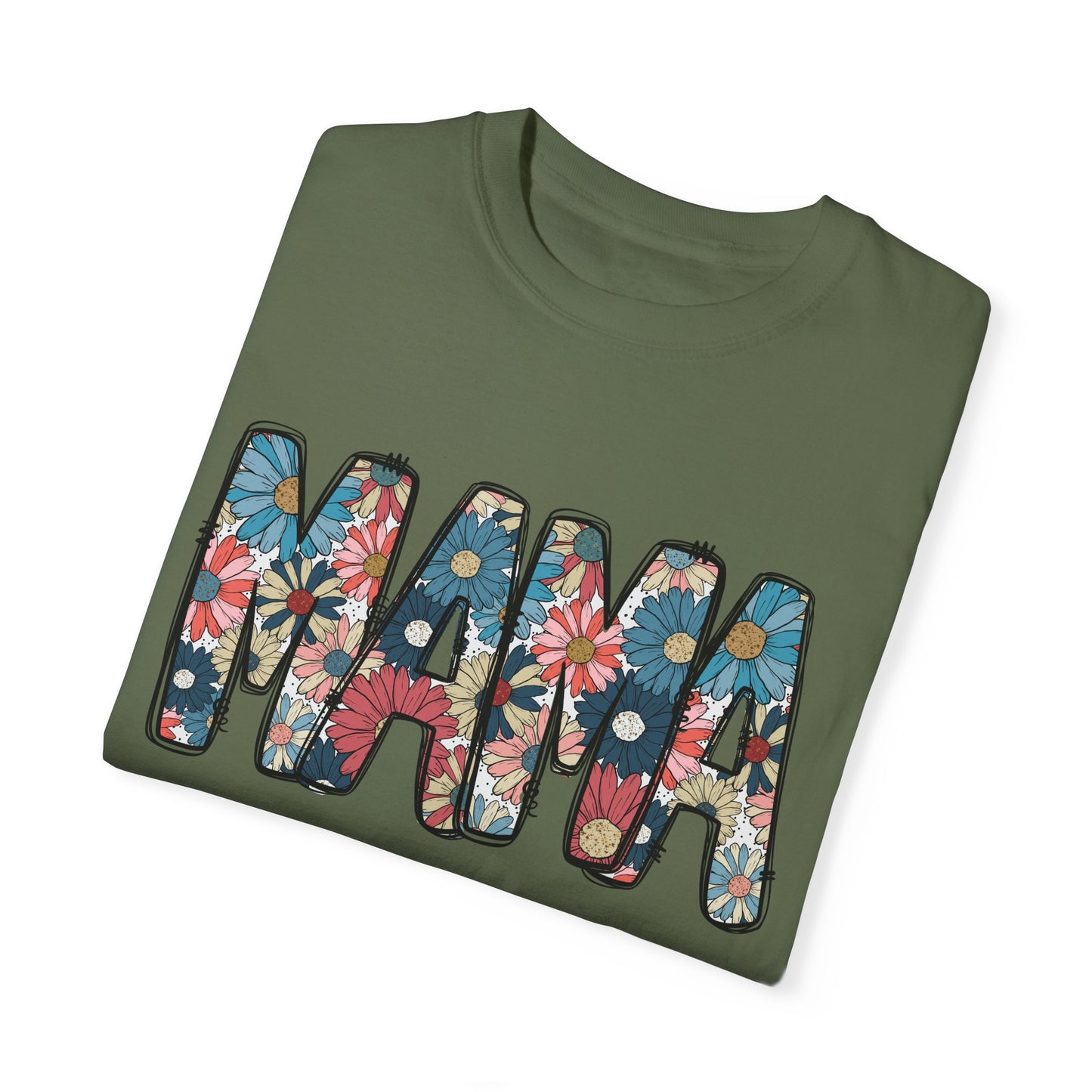 Retro Floral Mama TShirt, Retro Daisy Tee, Mothers day shirt