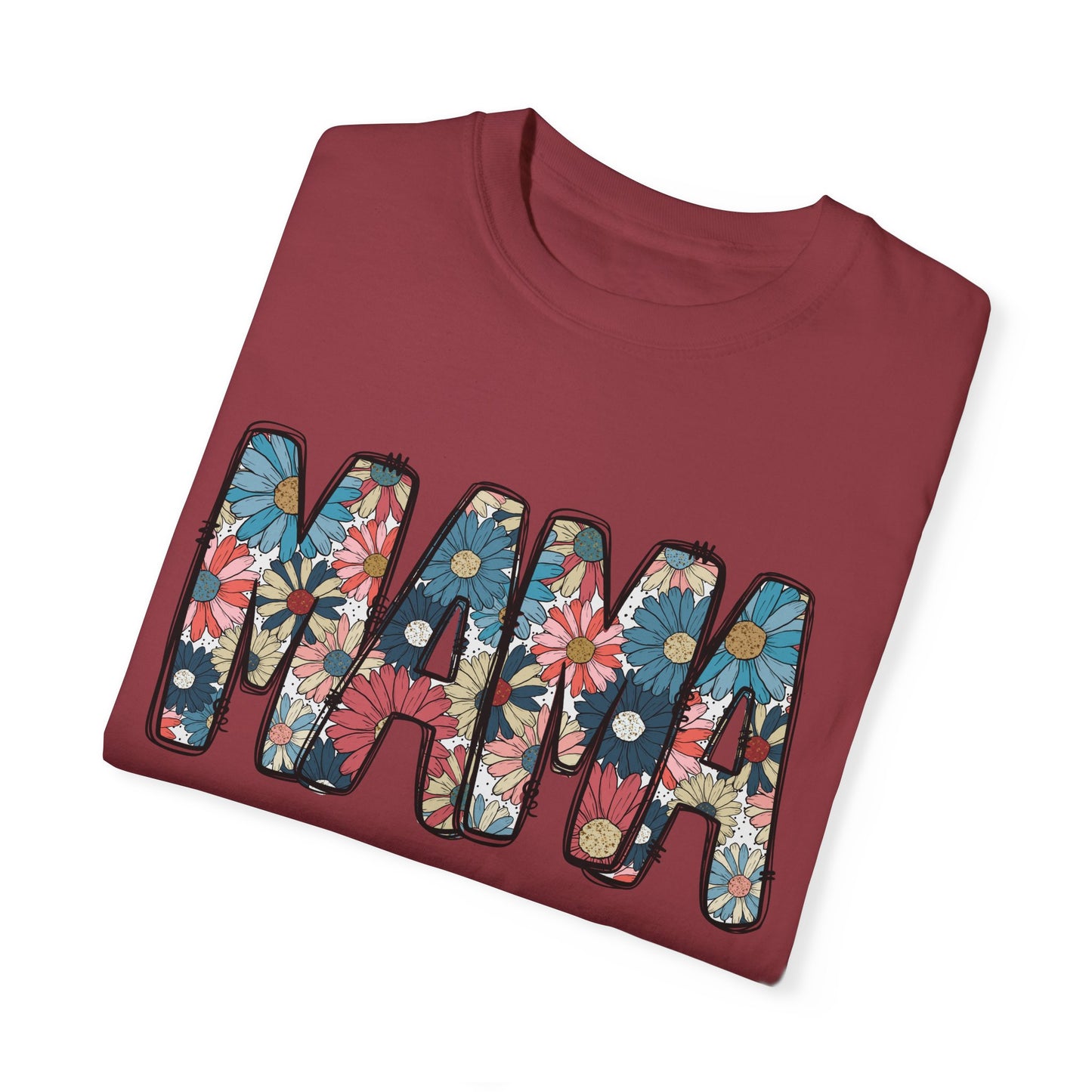 Retro Floral Mama TShirt, Retro Daisy Tee, Mothers day shirt