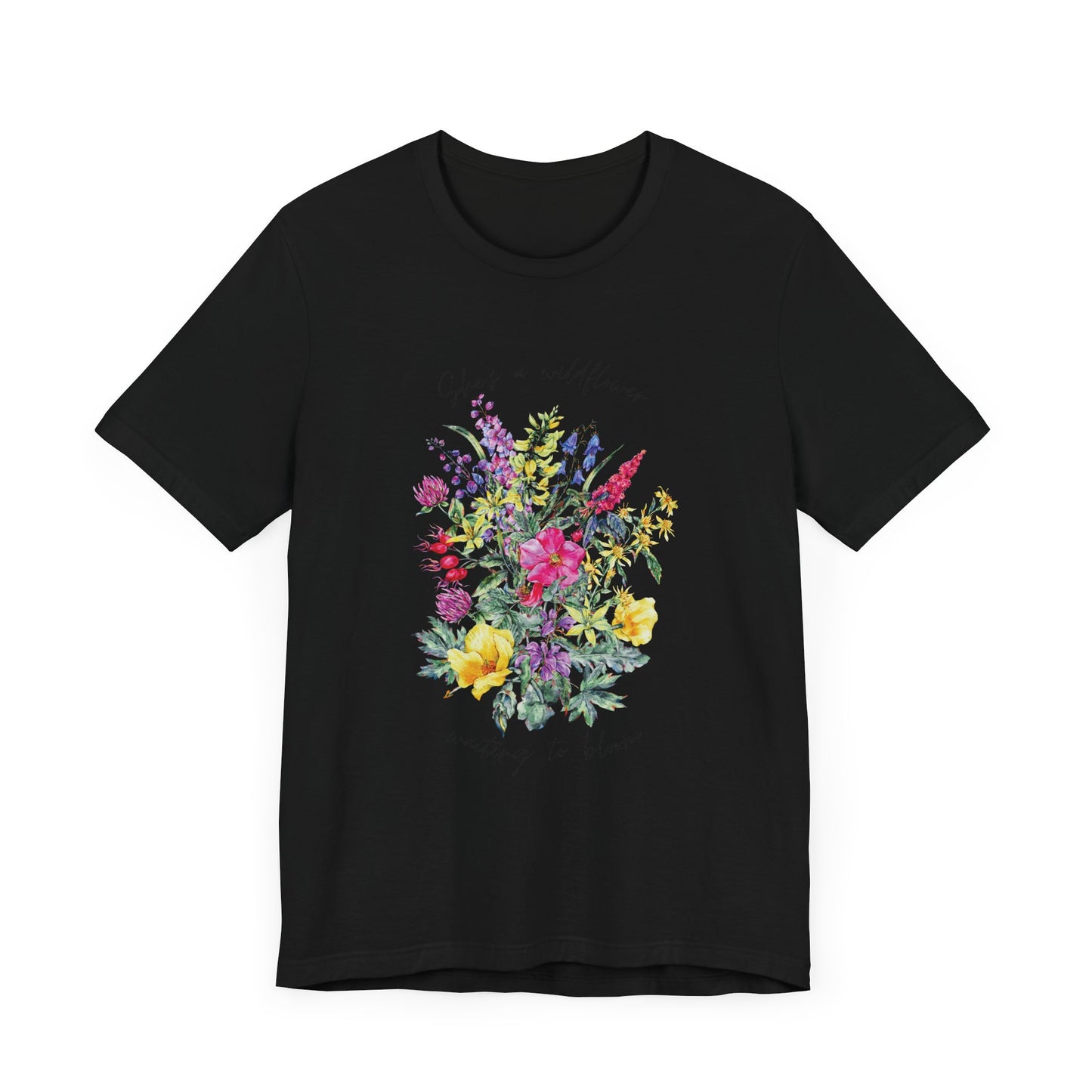 Wildflowers Shirt, Spring flowers shirt, Wildflower Tshirt, Floral Tshirt, Ladies Shirts, Garden Lover Shirt, Nature Lover Shirt