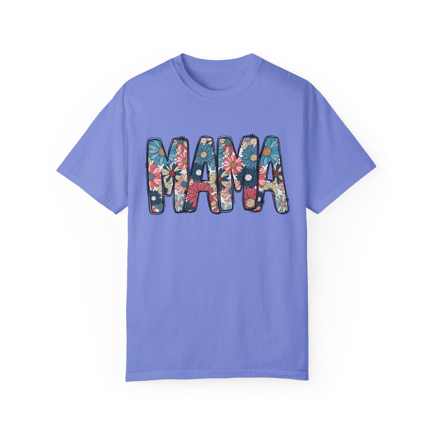 Retro Floral Mama TShirt, Retro Daisy Tee, Mothers day shirt