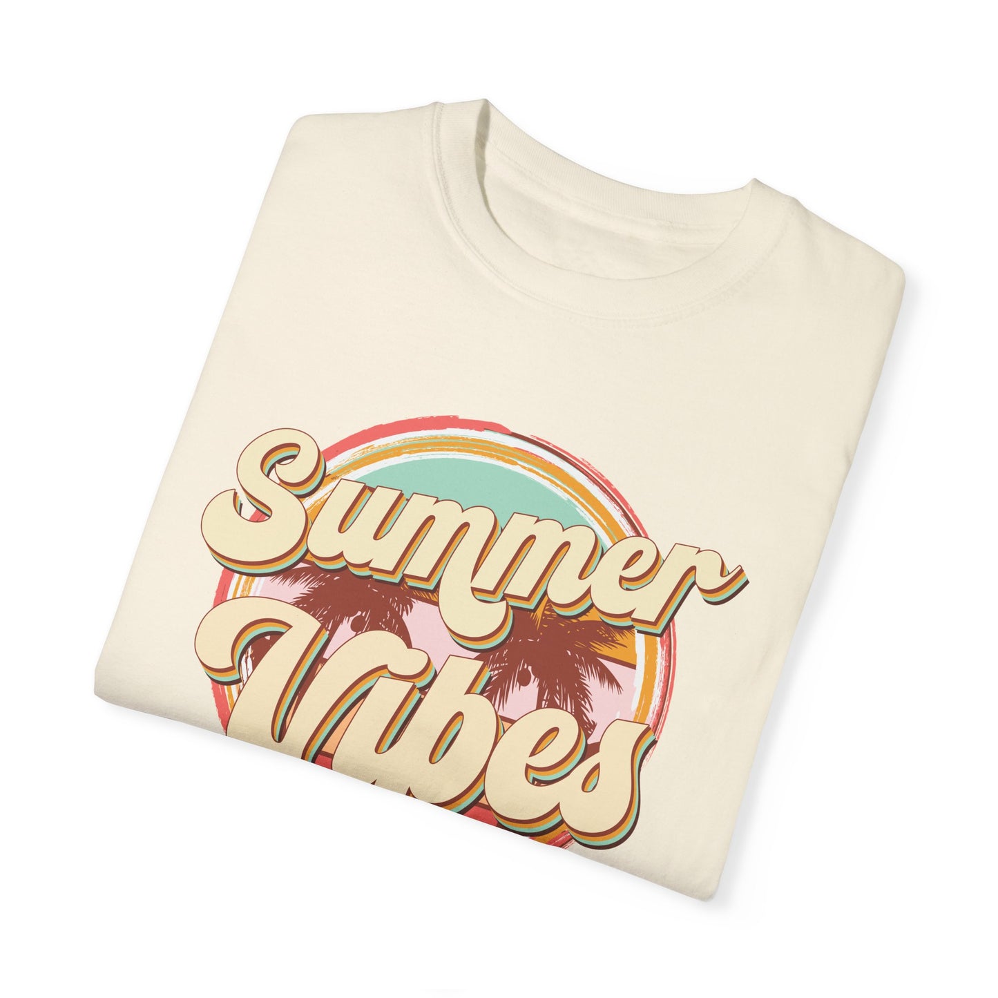 Summer vibes shirt, summertime shirt, vacation shirt, party tee, trendy tee, sophisticated tee, beach vibes tee