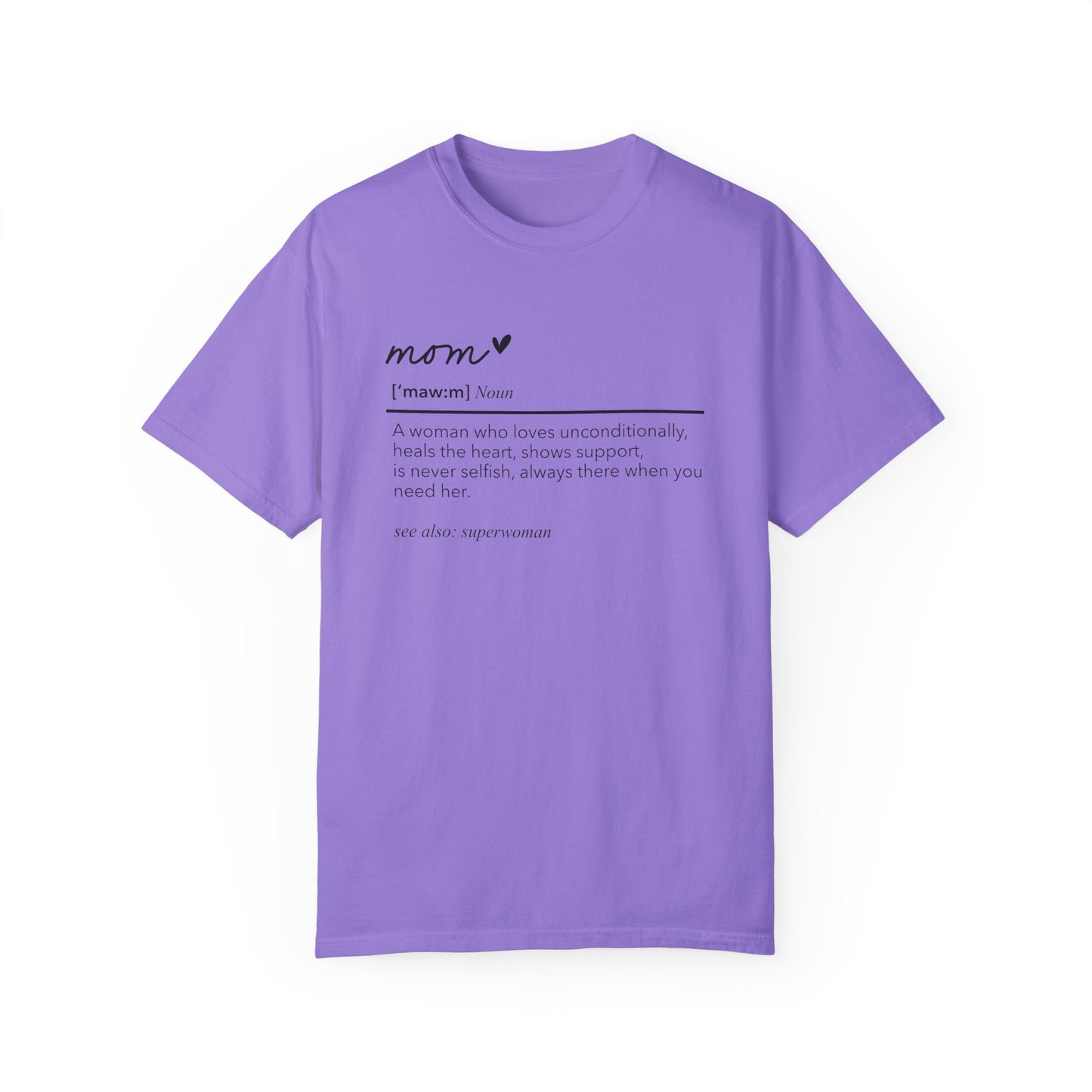Definition of Mom shirt, summertime shirt, trendy tee, sophisticated tee, Mother's Day shirt