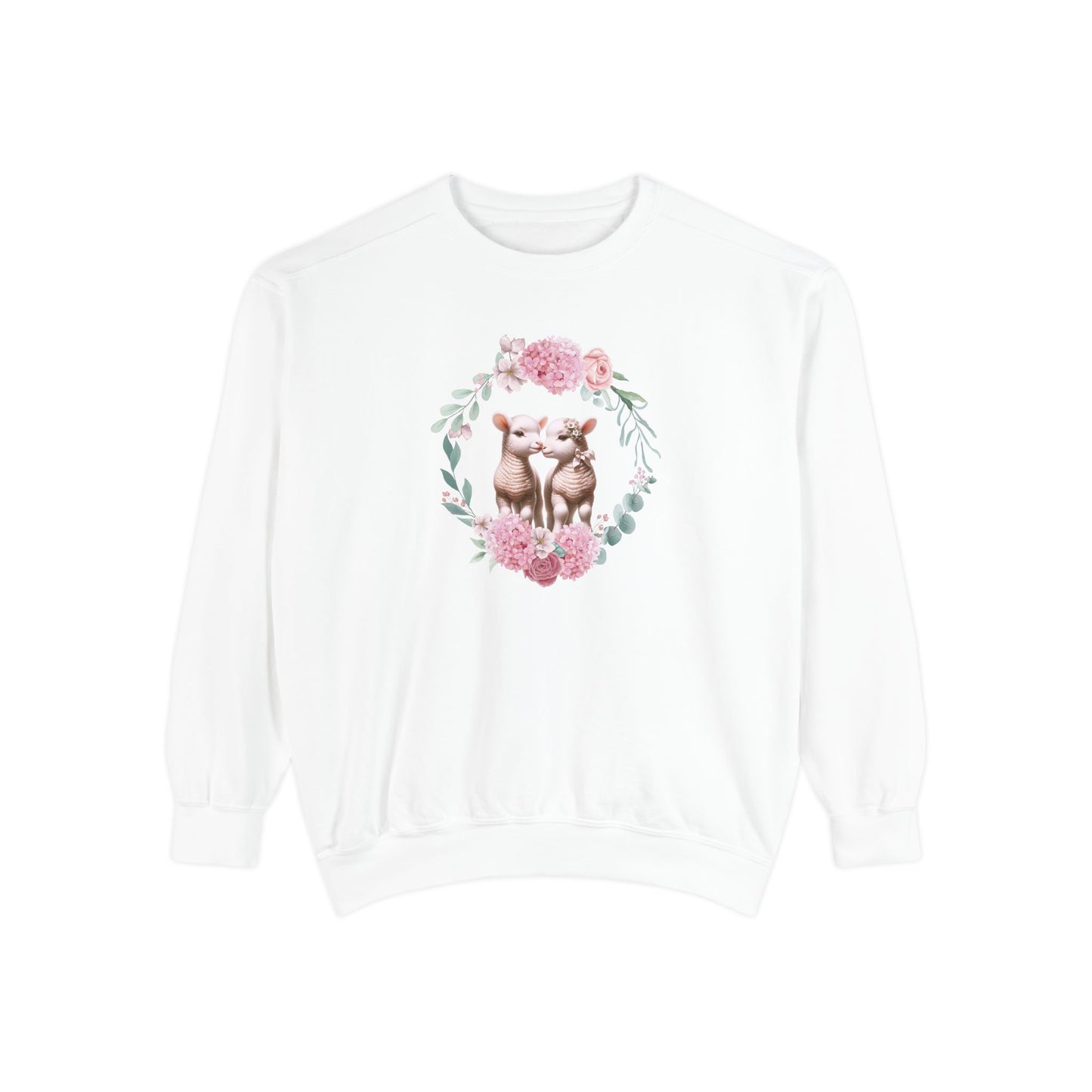 Lamby Snugglekins-Coquette Sweatshirt Trendy Crewneck Aesthetic Sweatshirt Cute Sweatshirt Gift For Her Comfort Colors Sweatshirt