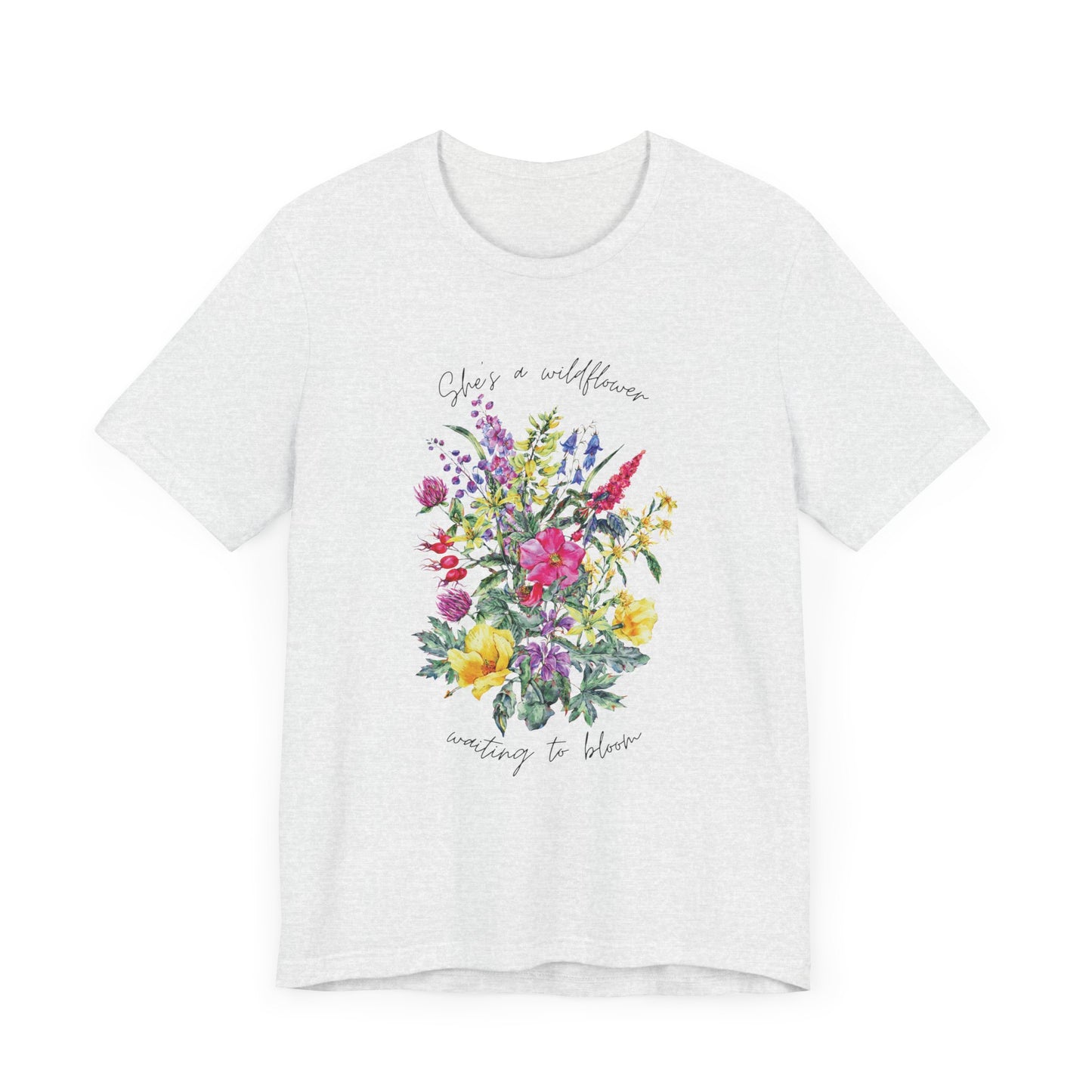 Wildflowers Shirt, Spring flowers shirt, Wildflower Tshirt, Floral Tshirt, Ladies Shirts, Garden Lover Shirt, Nature Lover Shirt