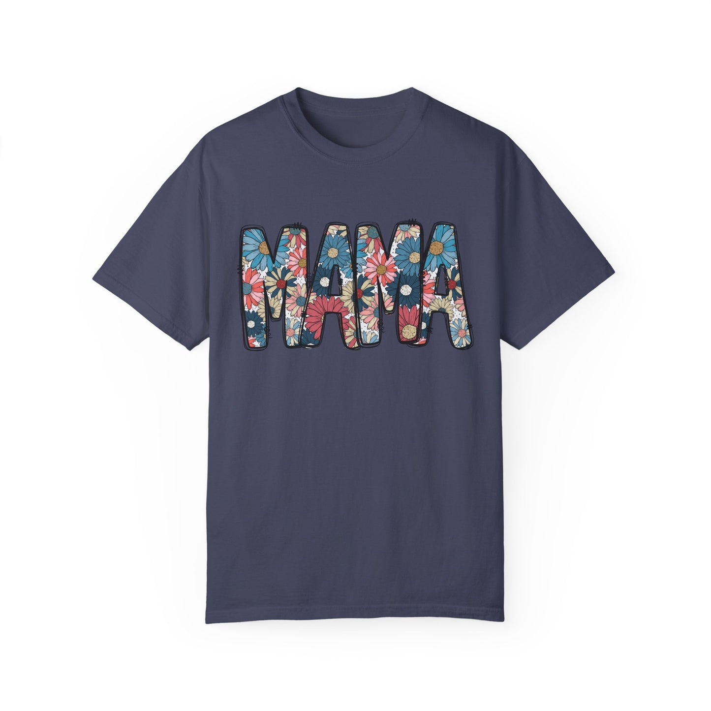Retro Floral Mama TShirt, Retro Daisy Tee, Mothers day shirt