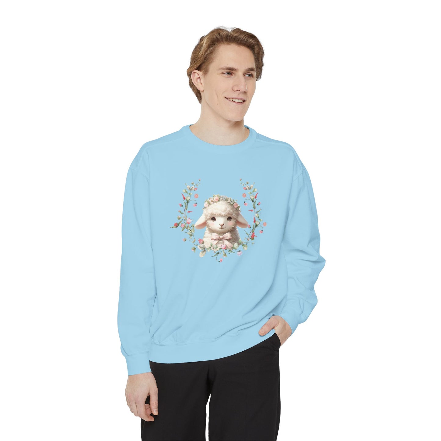 Lambs Charm Sweatshirt Coquette Sweatshirt Trendy Crewneck Aesthetic Sweatshirt Cute Sweatshirt Gift For Her Comfort Colors Sweatshirt