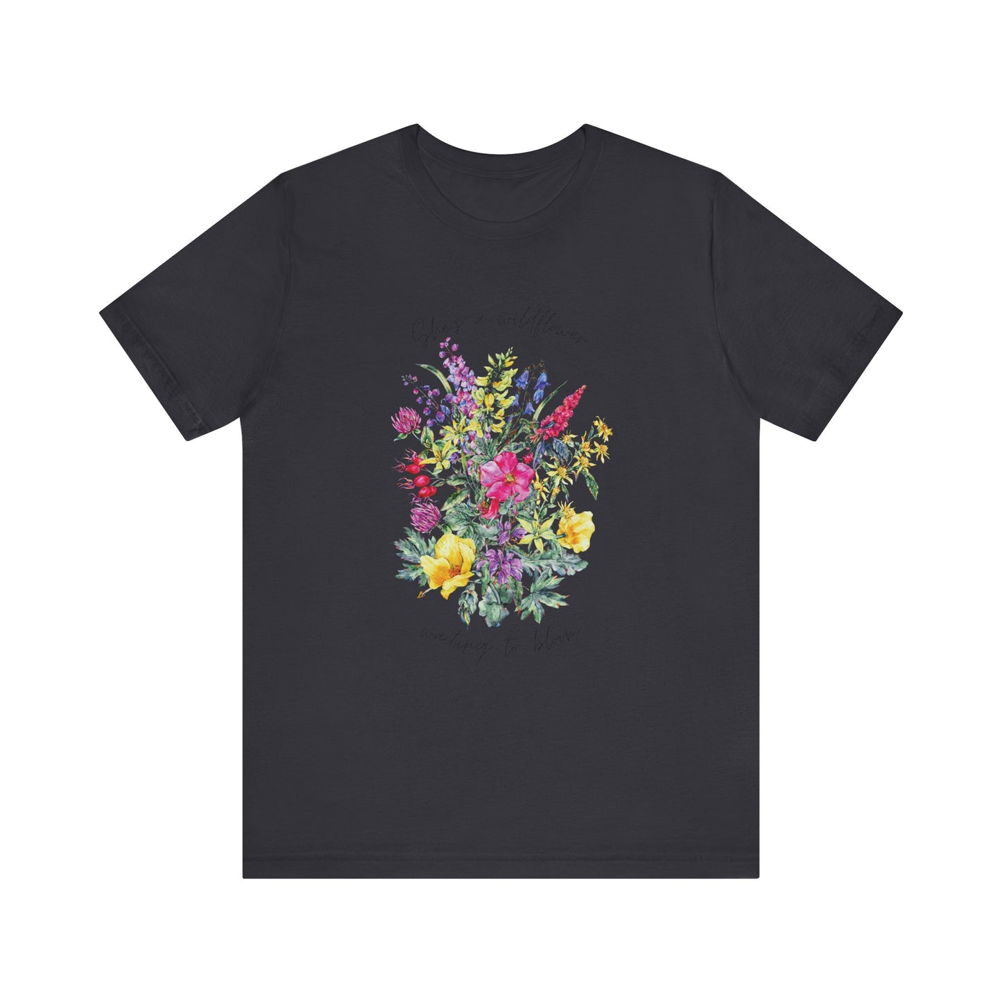 Wildflowers Shirt, Spring flowers shirt, Wildflower Tshirt, Floral Tshirt, Ladies Shirts, Garden Lover Shirt, Nature Lover Shirt
