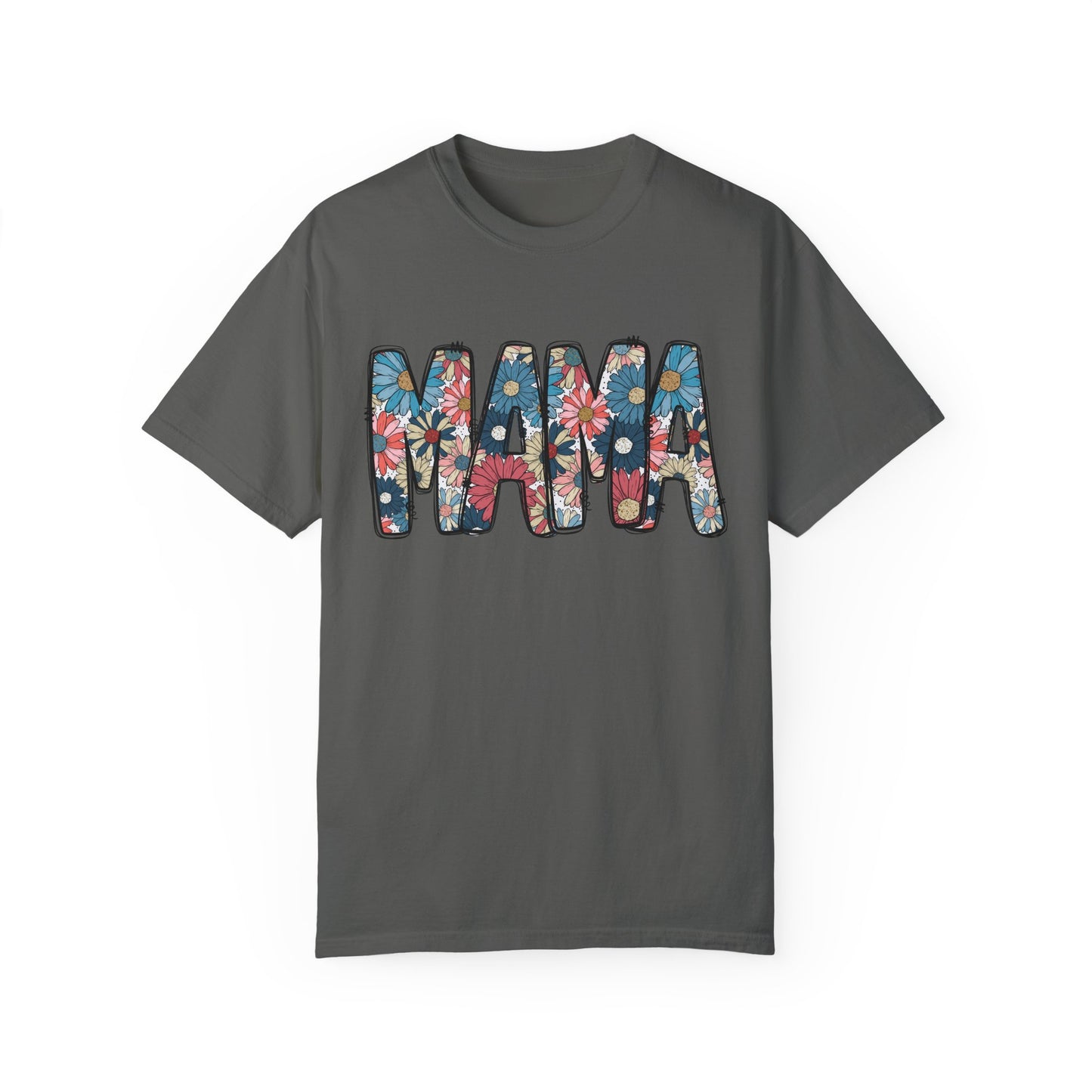 Retro Floral Mama TShirt, Retro Daisy Tee, Mothers day shirt