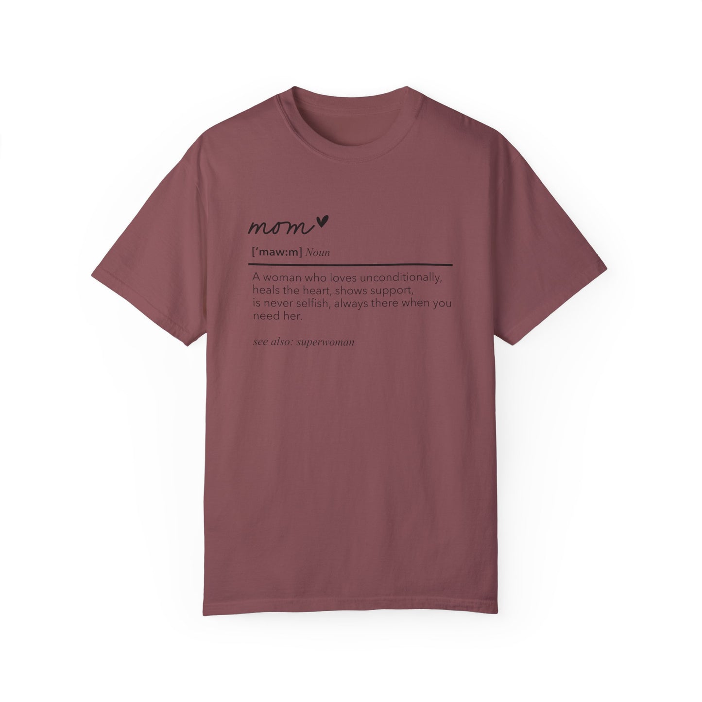 Definition of Mom shirt, summertime shirt, trendy tee, sophisticated tee, Mother's Day shirt