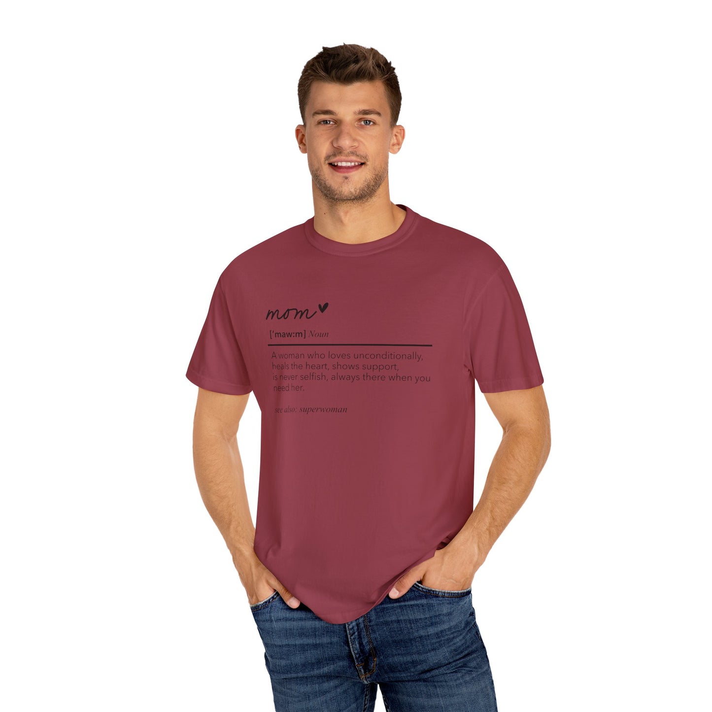 Definition of Mom shirt, summertime shirt, trendy tee, sophisticated tee, Mother's Day shirt
