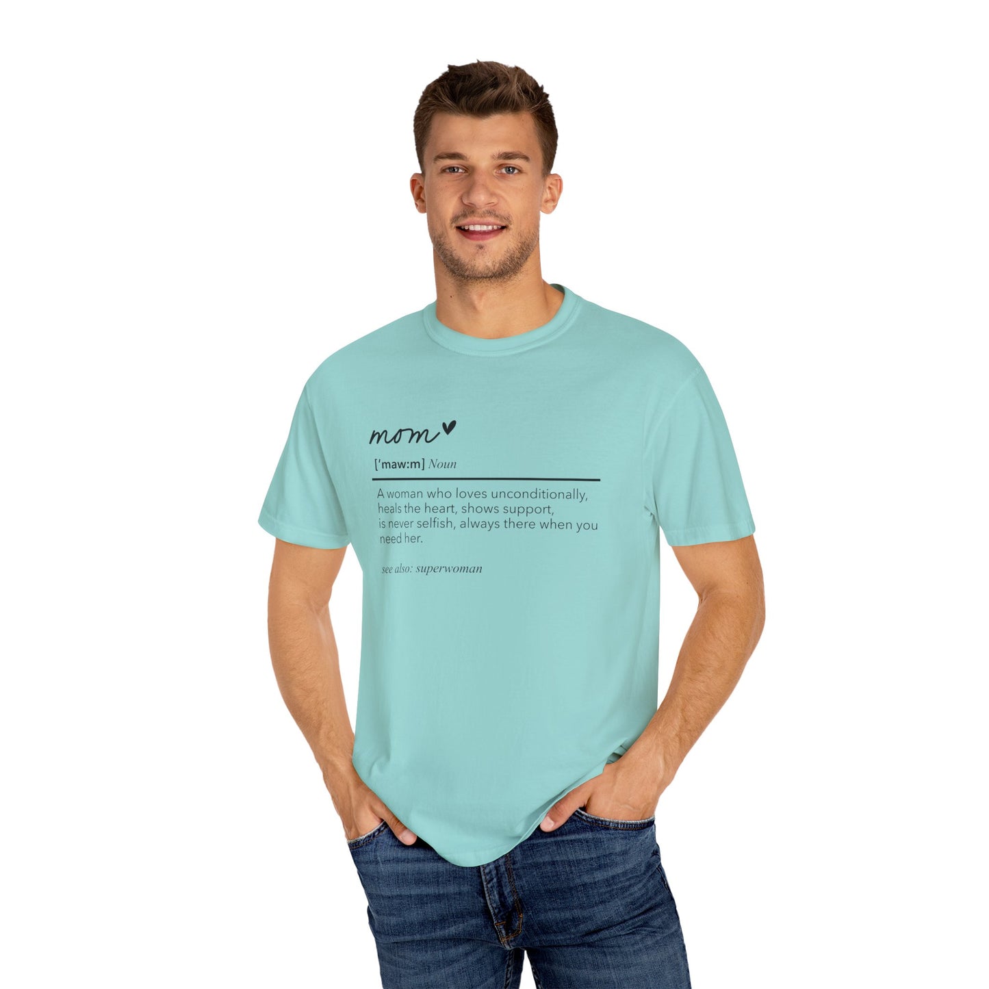 Definition of Mom shirt, summertime shirt, trendy tee, sophisticated tee, Mother's Day shirt