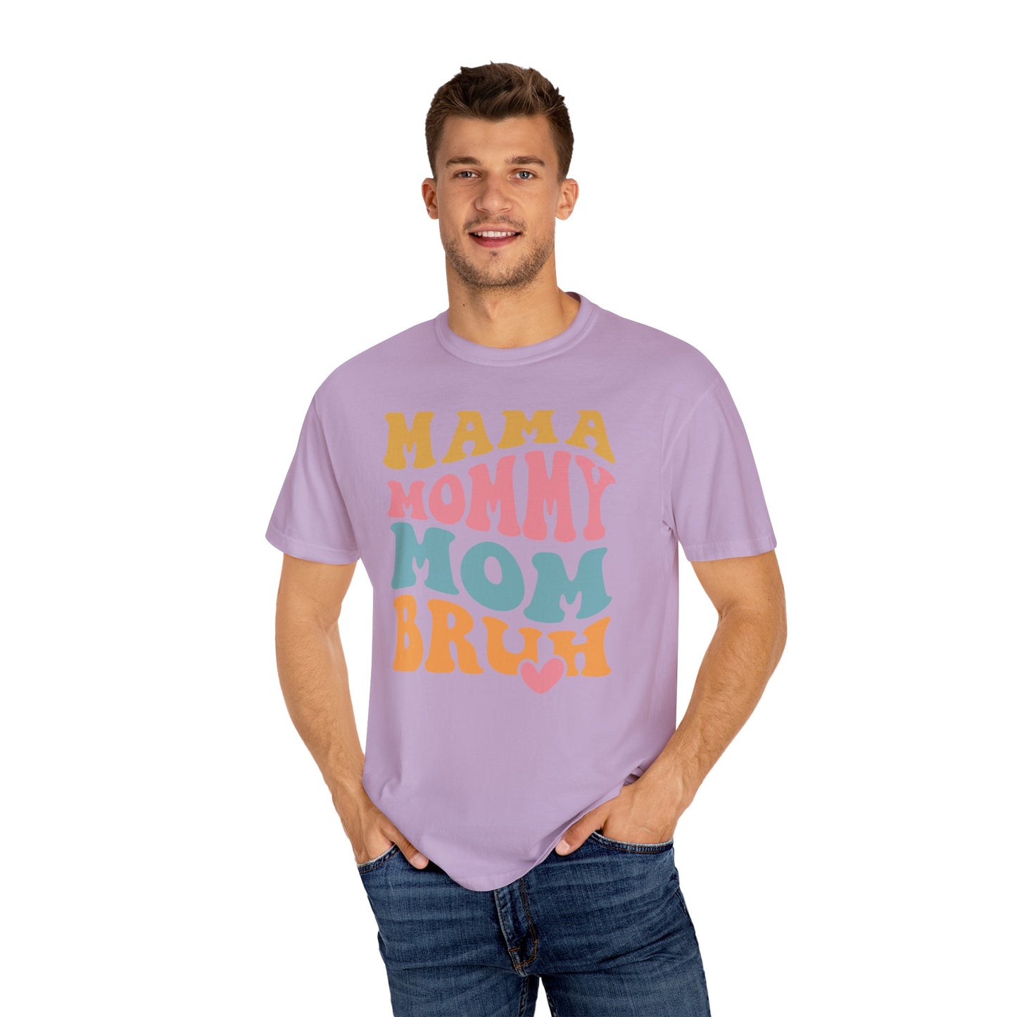 Mama Mommy Mom Bruh TShirt, Retro Font Tee, Mothers day shirt