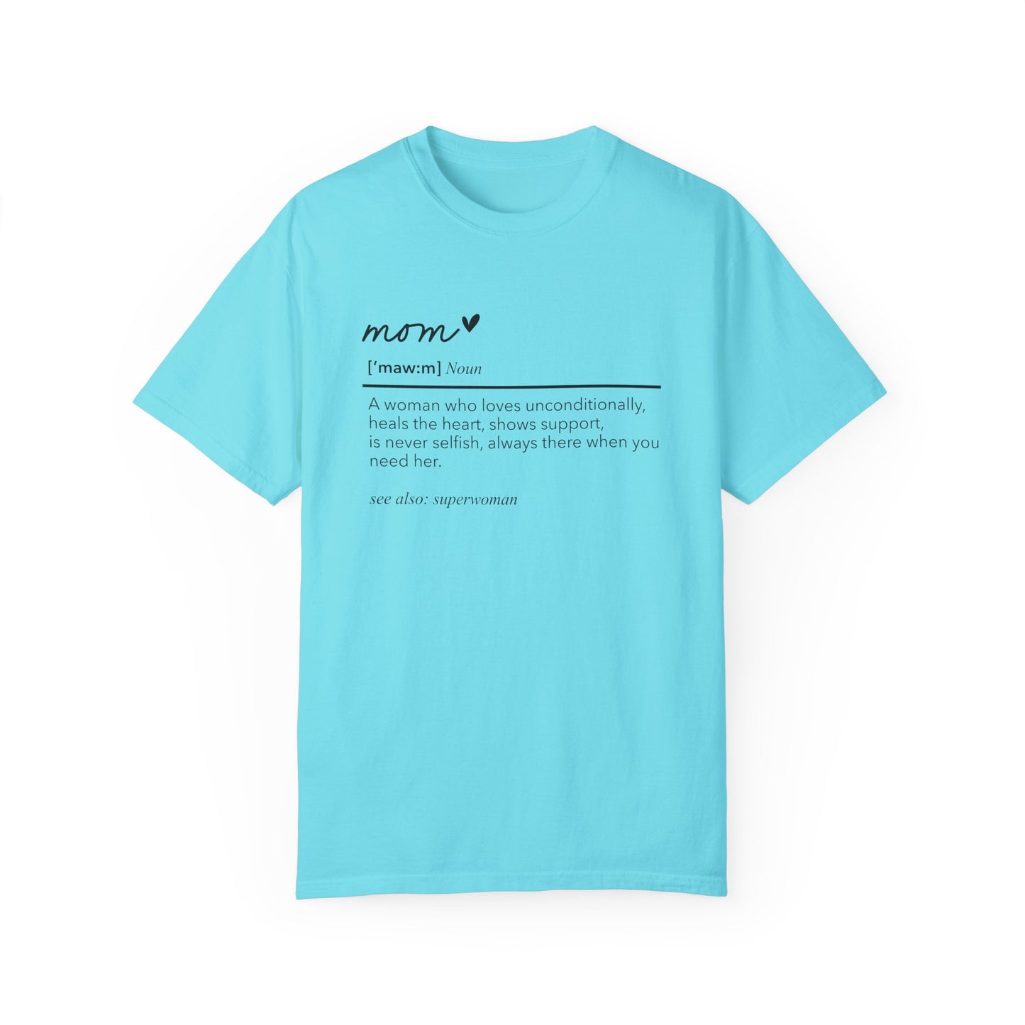 Definition of Mom shirt, summertime shirt, trendy tee, sophisticated tee, Mother's Day shirt