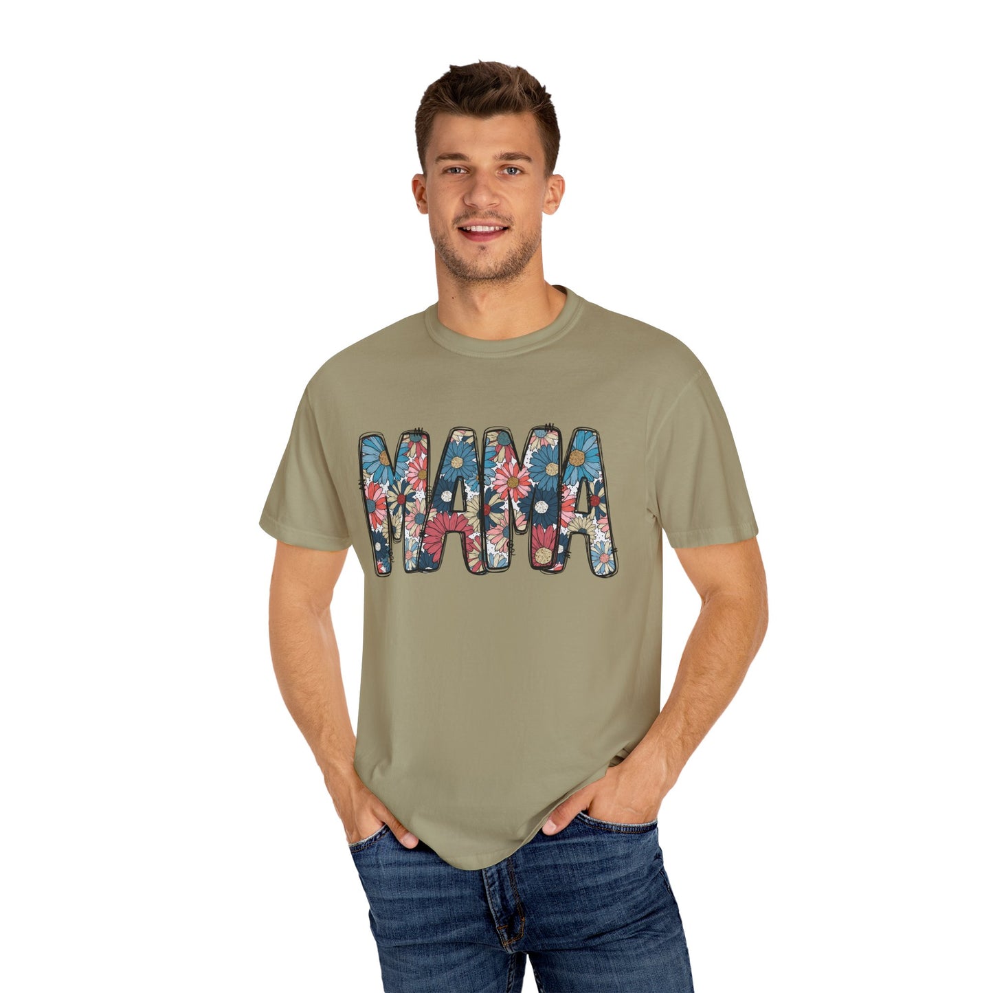 Retro Floral Mama TShirt, Retro Daisy Tee, Mothers day shirt