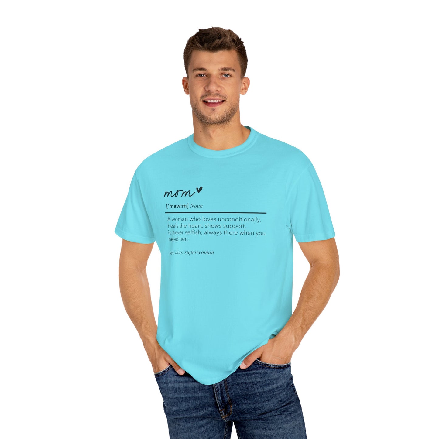 Definition of Mom shirt, summertime shirt, trendy tee, sophisticated tee, Mother's Day shirt