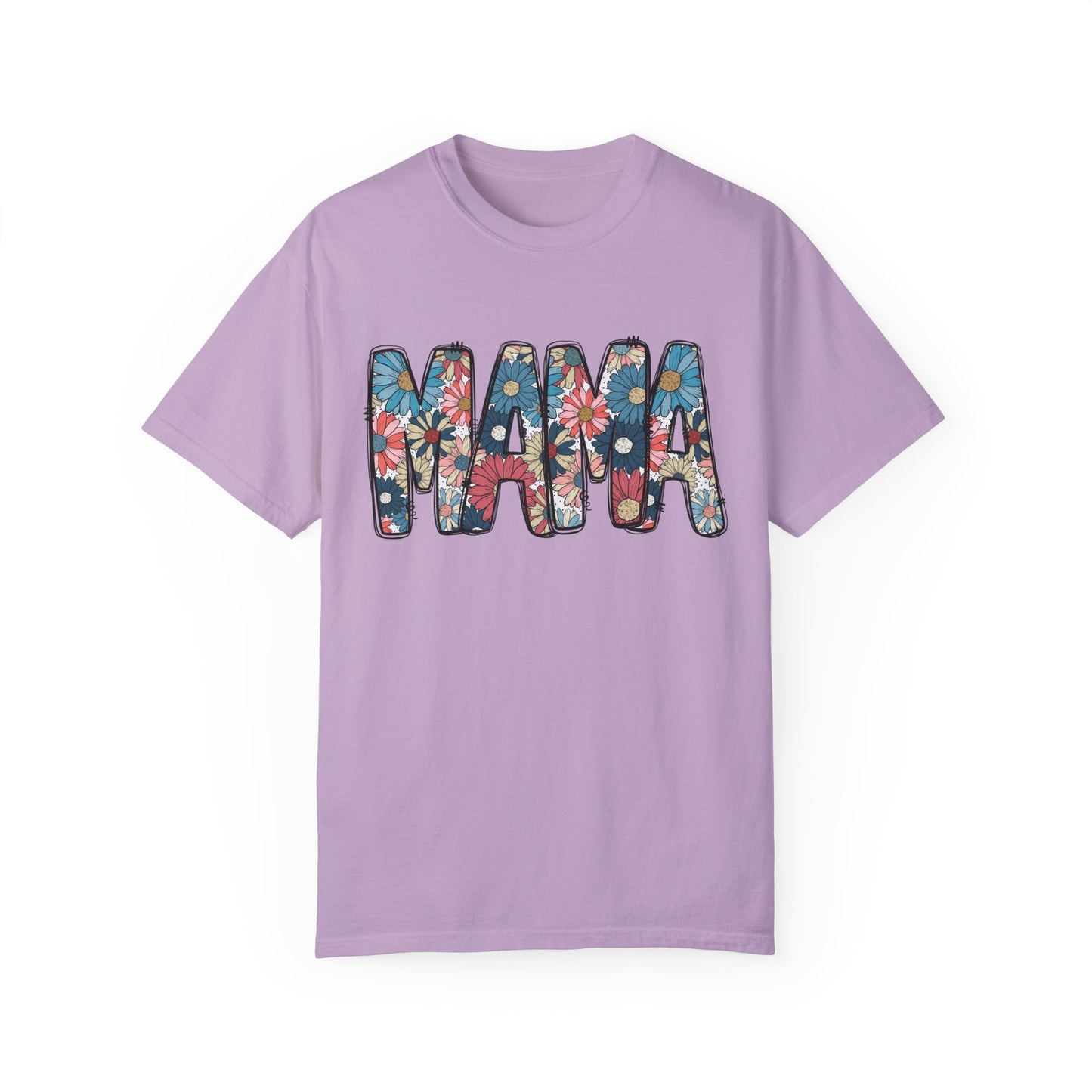 Retro Floral Mama TShirt, Retro Daisy Tee, Mothers day shirt