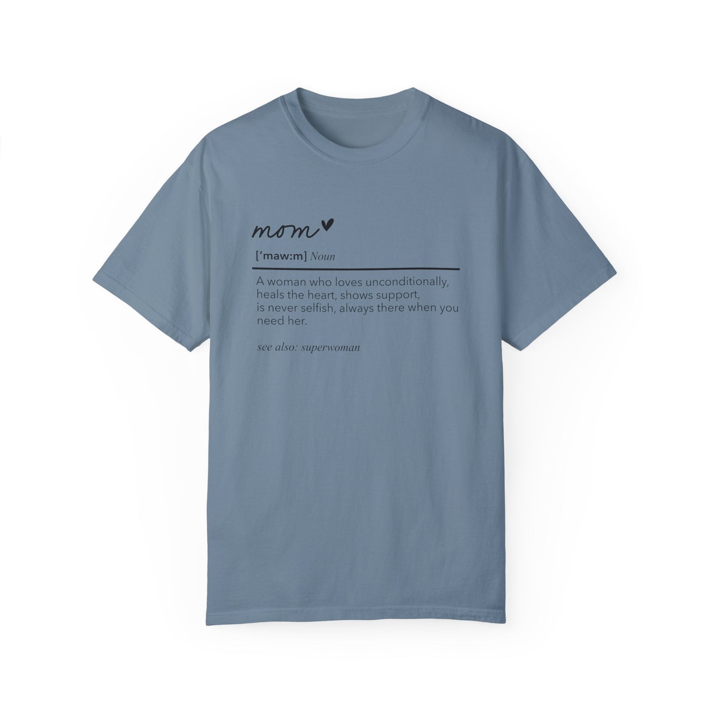 Definition of Mom shirt, summertime shirt, trendy tee, sophisticated tee, Mother's Day shirt