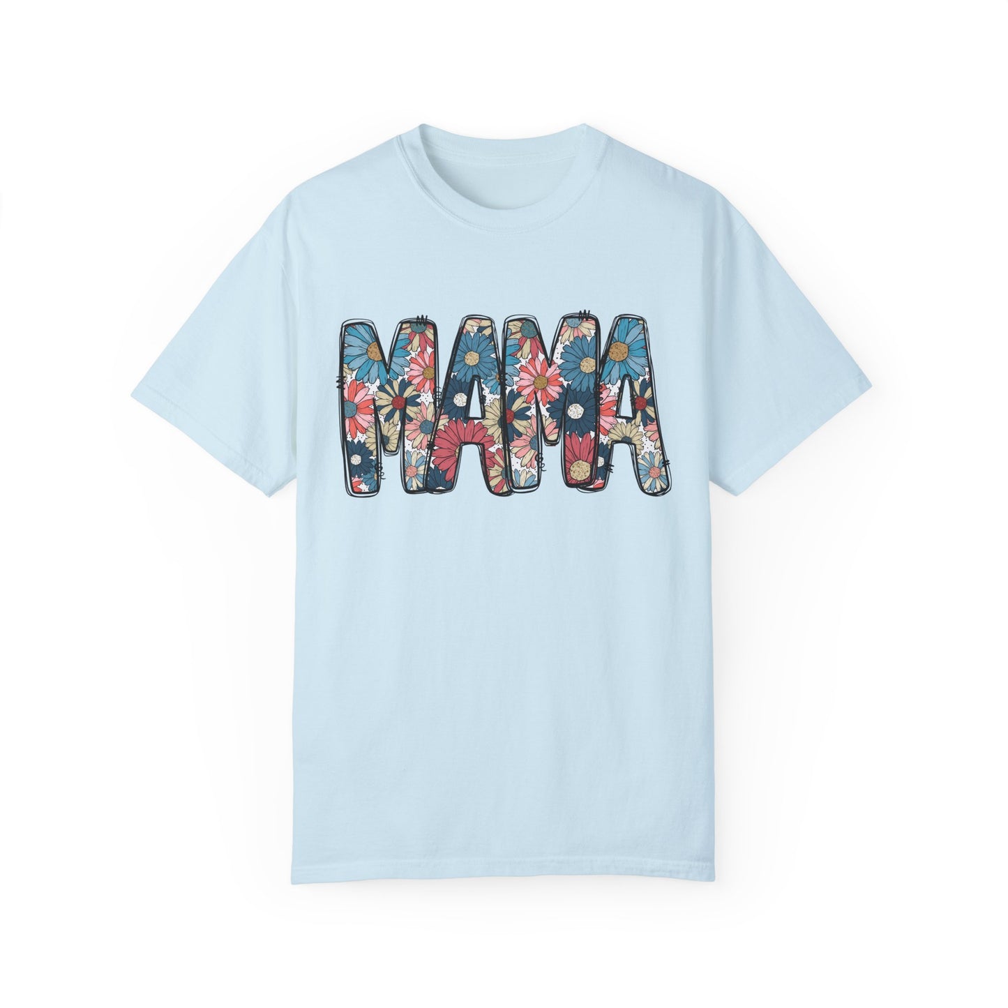 Retro Floral Mama TShirt, Retro Daisy Tee, Mothers day shirt
