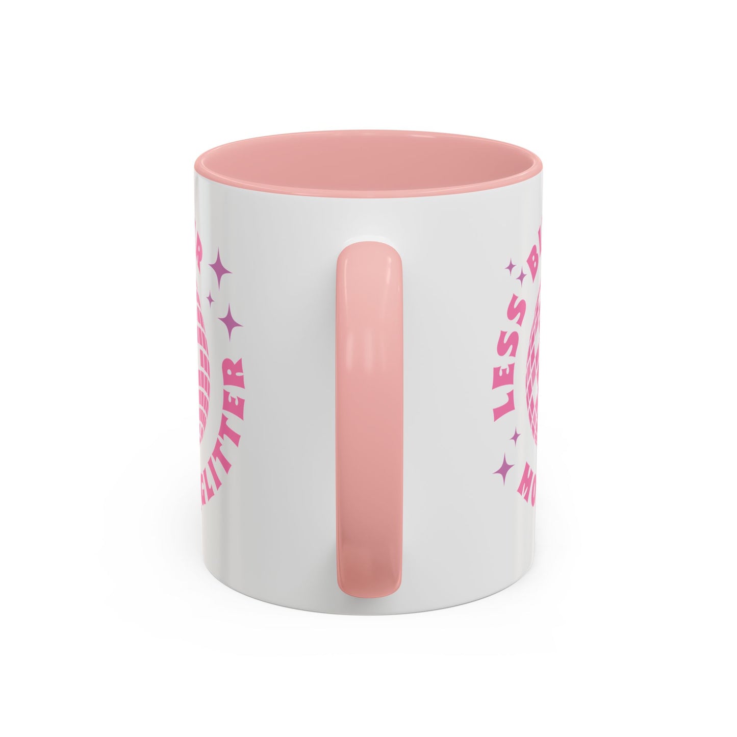 Less Bitter More Glitter Accent Coffee Mug, 11oz