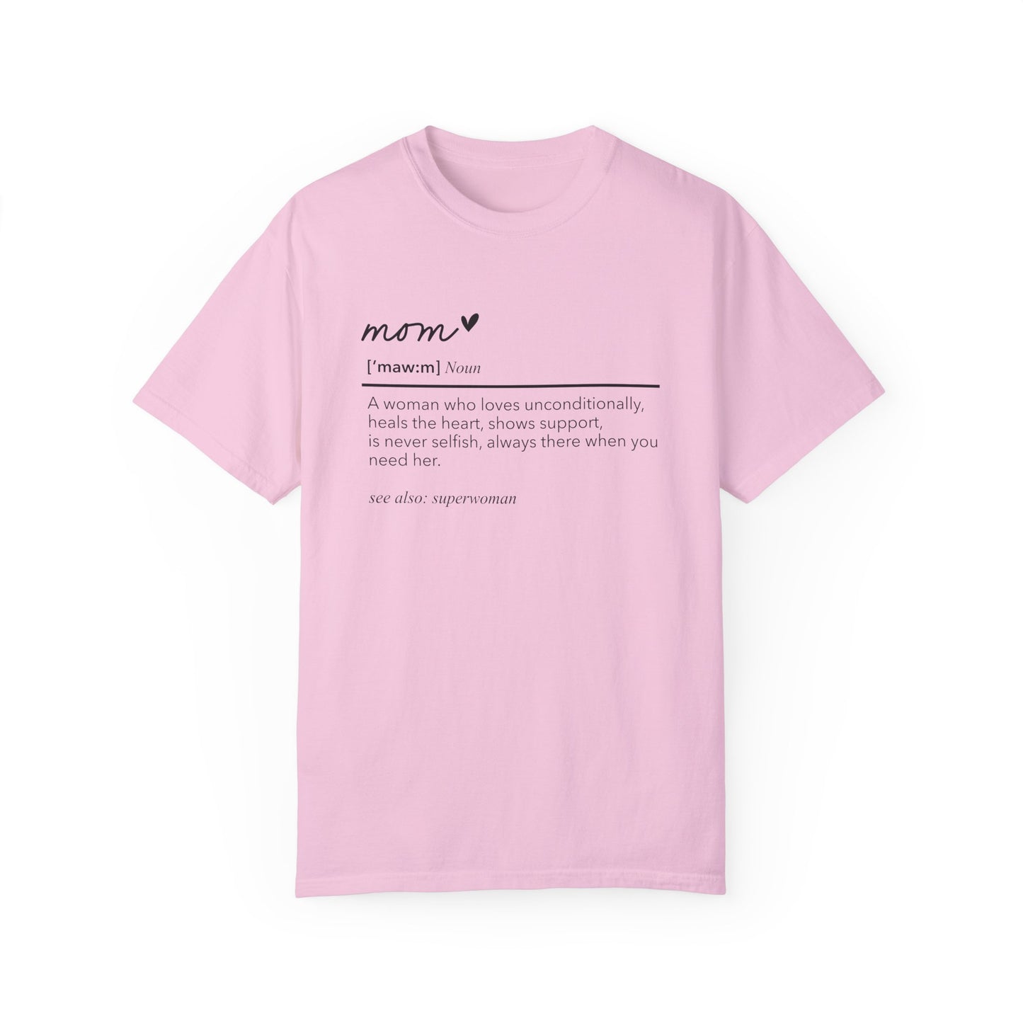 Definition of Mom shirt, summertime shirt, trendy tee, sophisticated tee, Mother's Day shirt