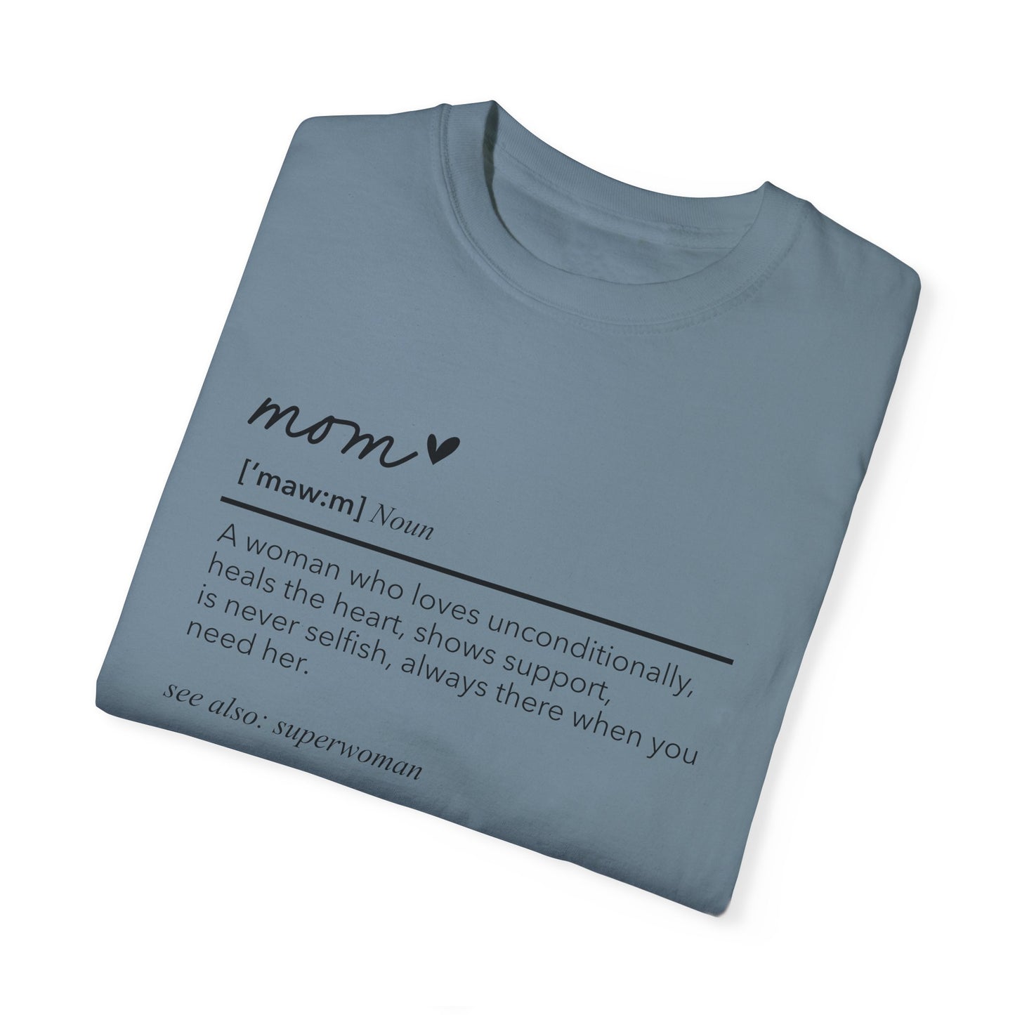 Definition of Mom shirt, summertime shirt, trendy tee, sophisticated tee, Mother's Day shirt
