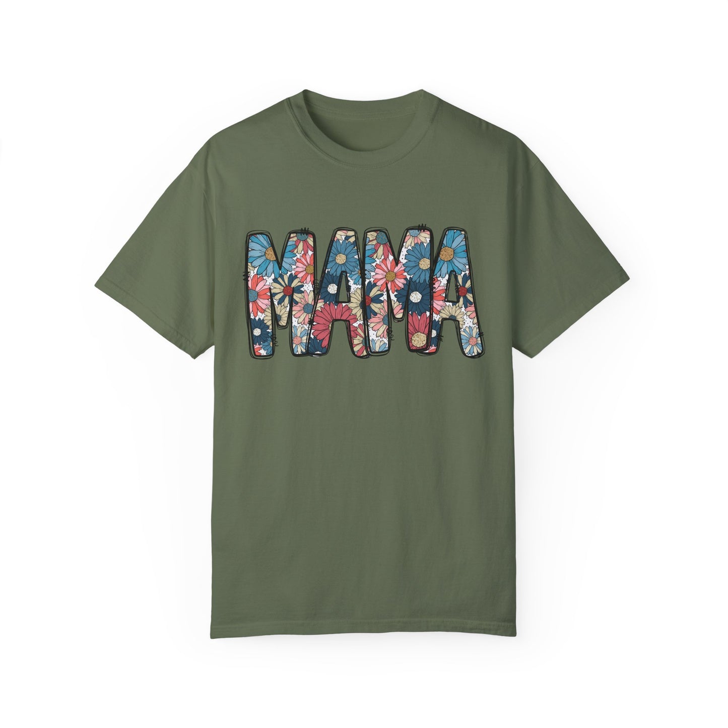 Retro Floral Mama TShirt, Retro Daisy Tee, Mothers day shirt