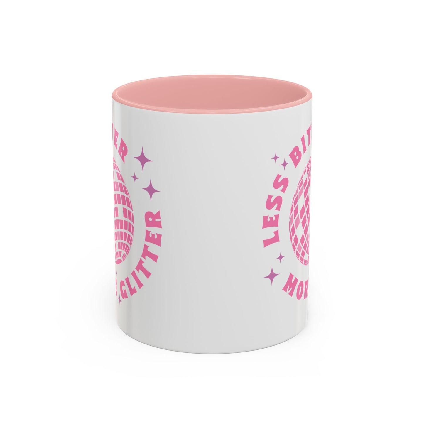 Less Bitter More Glitter Accent Coffee Mug, 11oz