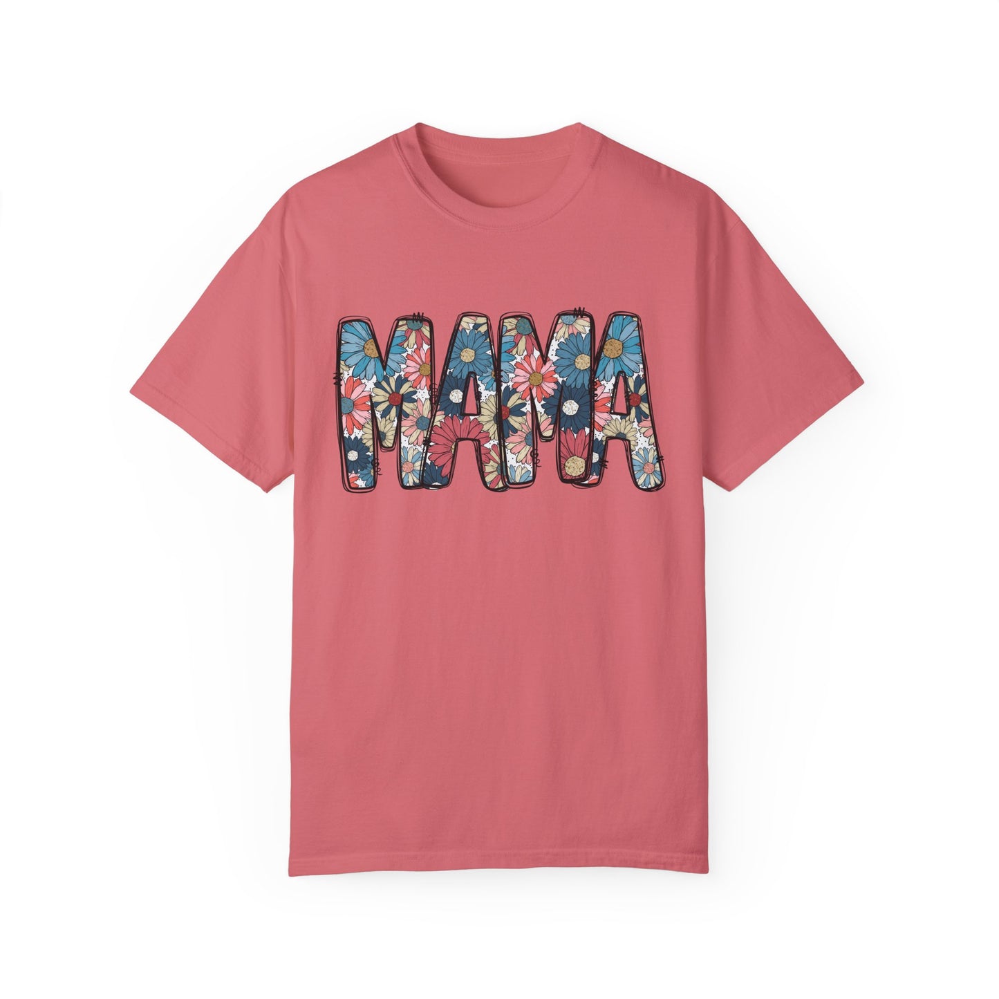 Retro Floral Mama TShirt, Retro Daisy Tee, Mothers day shirt