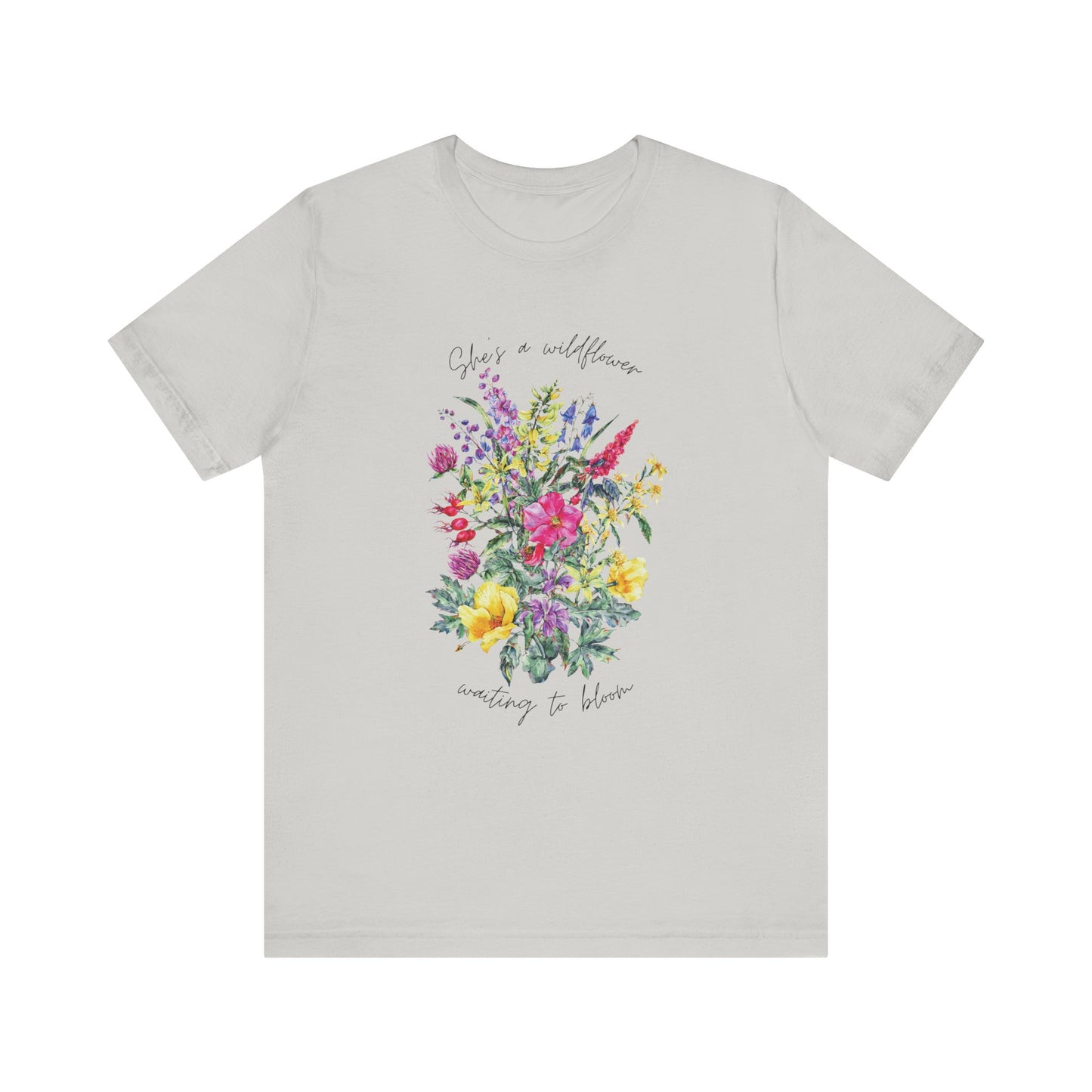 Wildflowers Shirt, Spring flowers shirt, Wildflower Tshirt, Floral Tshirt, Ladies Shirts, Garden Lover Shirt, Nature Lover Shirt