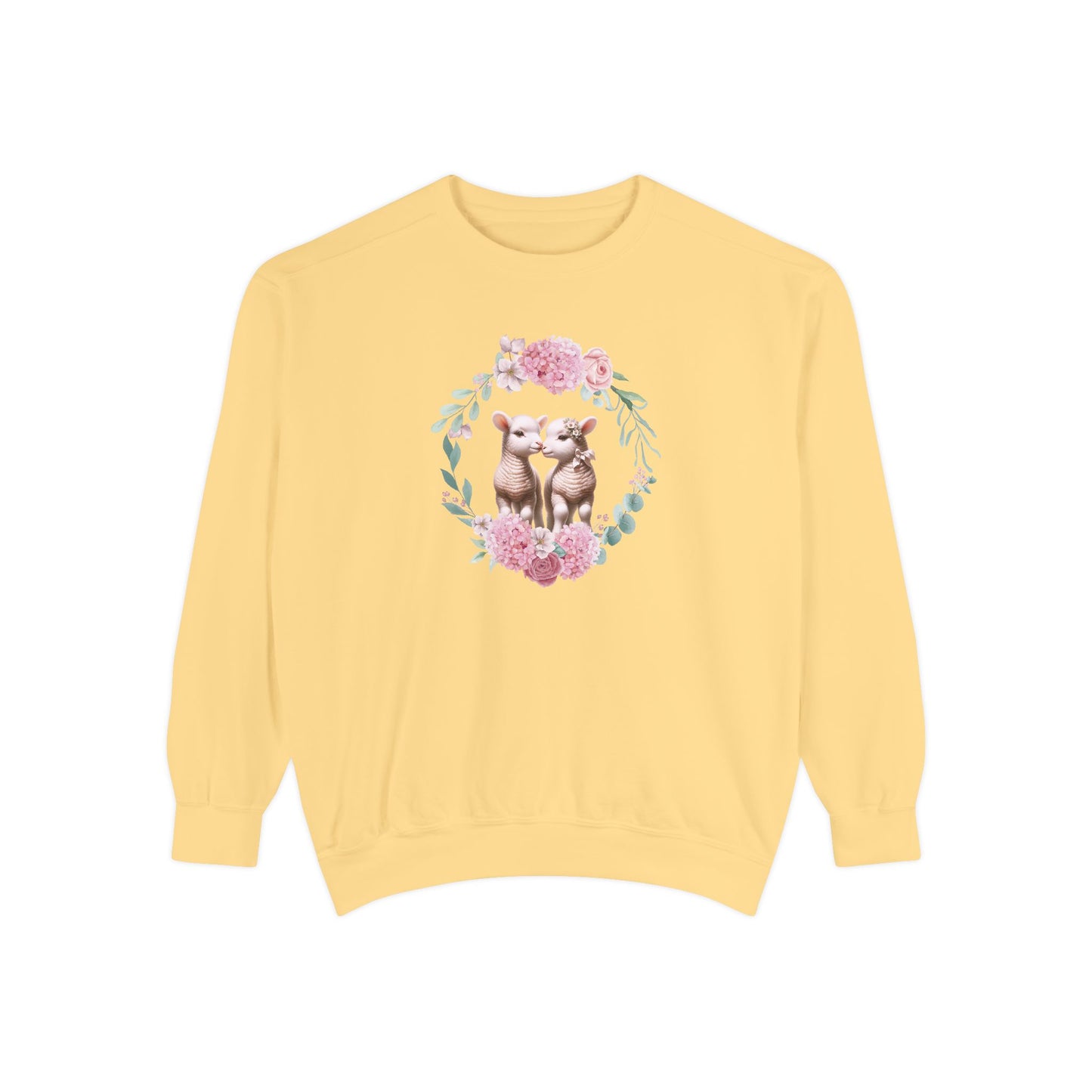 Lamby Snugglekins-Coquette Sweatshirt Trendy Crewneck Aesthetic Sweatshirt Cute Sweatshirt Gift For Her Comfort Colors Sweatshirt
