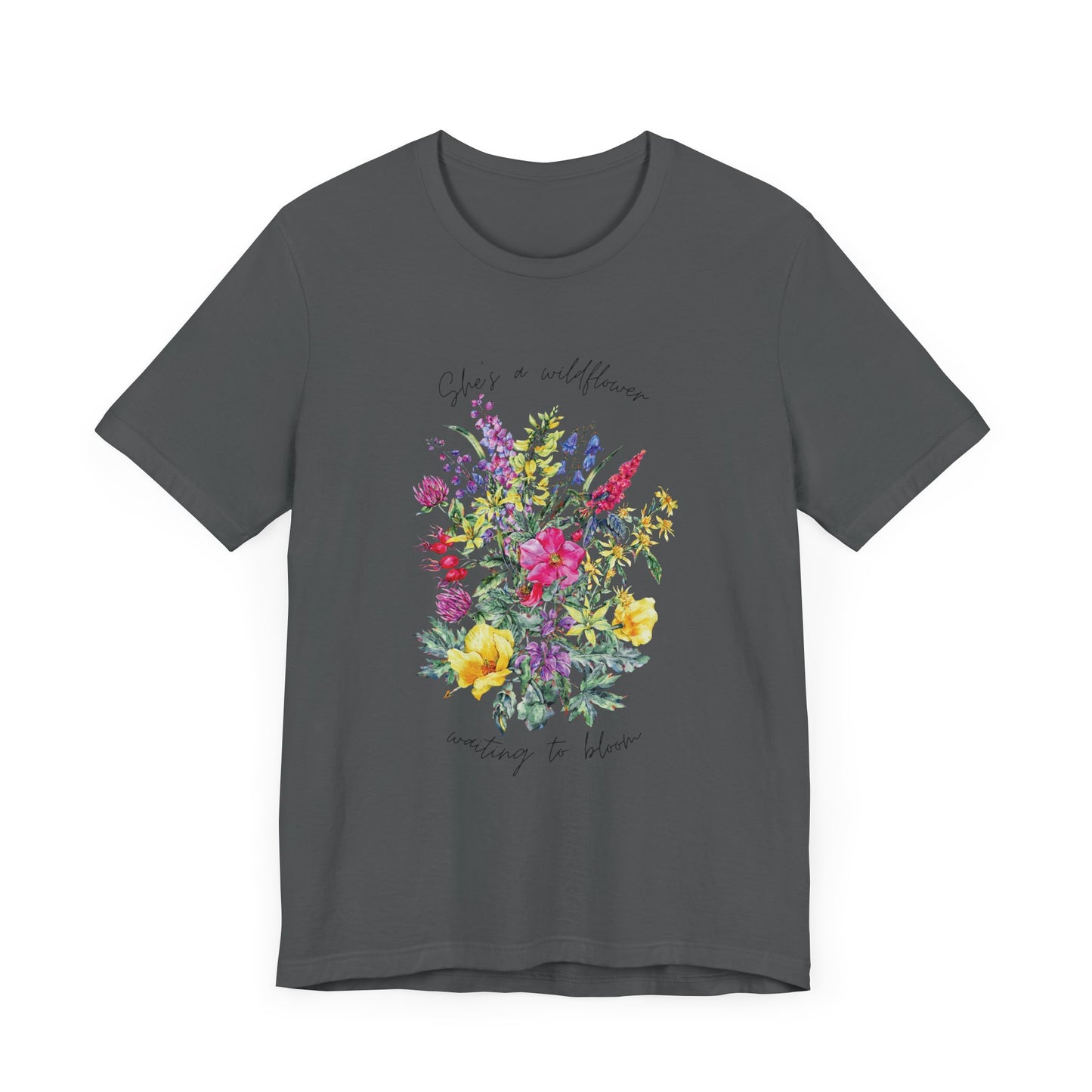 Wildflowers Shirt, Spring flowers shirt, Wildflower Tshirt, Floral Tshirt, Ladies Shirts, Garden Lover Shirt, Nature Lover Shirt