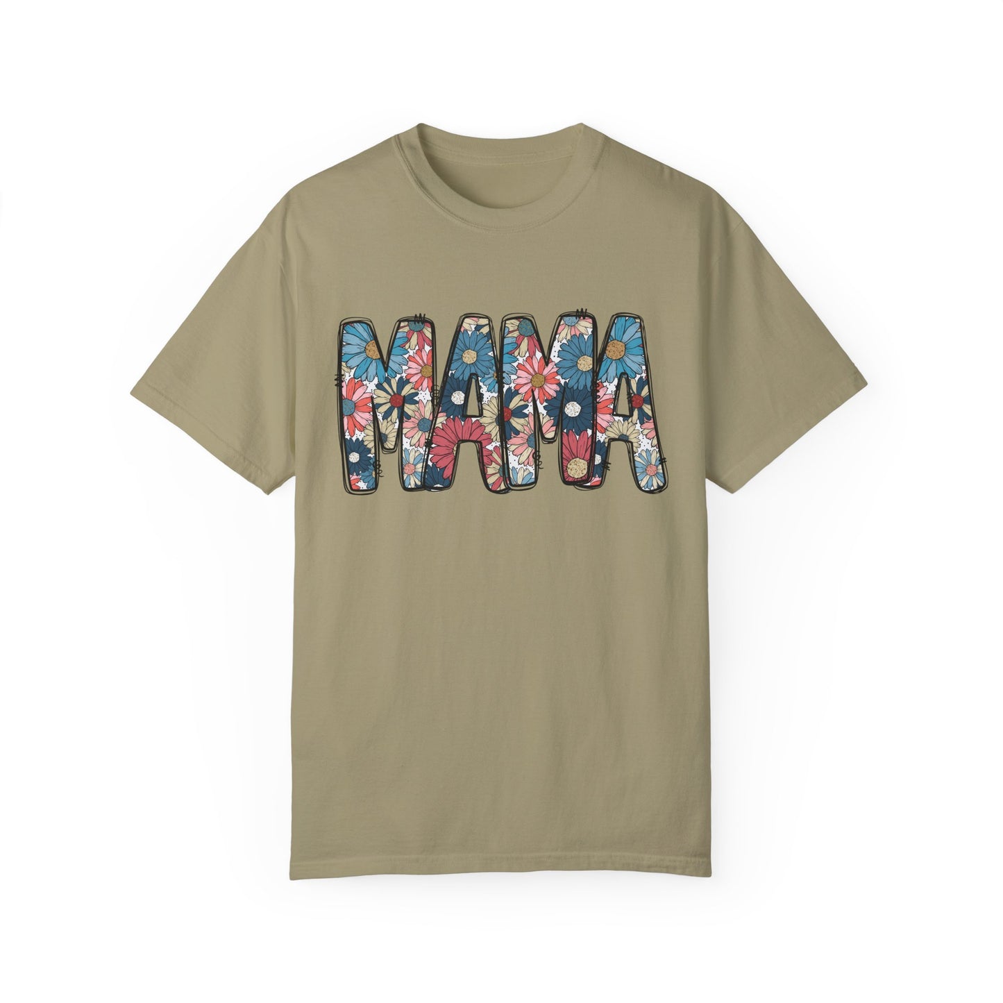 Retro Floral Mama TShirt, Retro Daisy Tee, Mothers day shirt