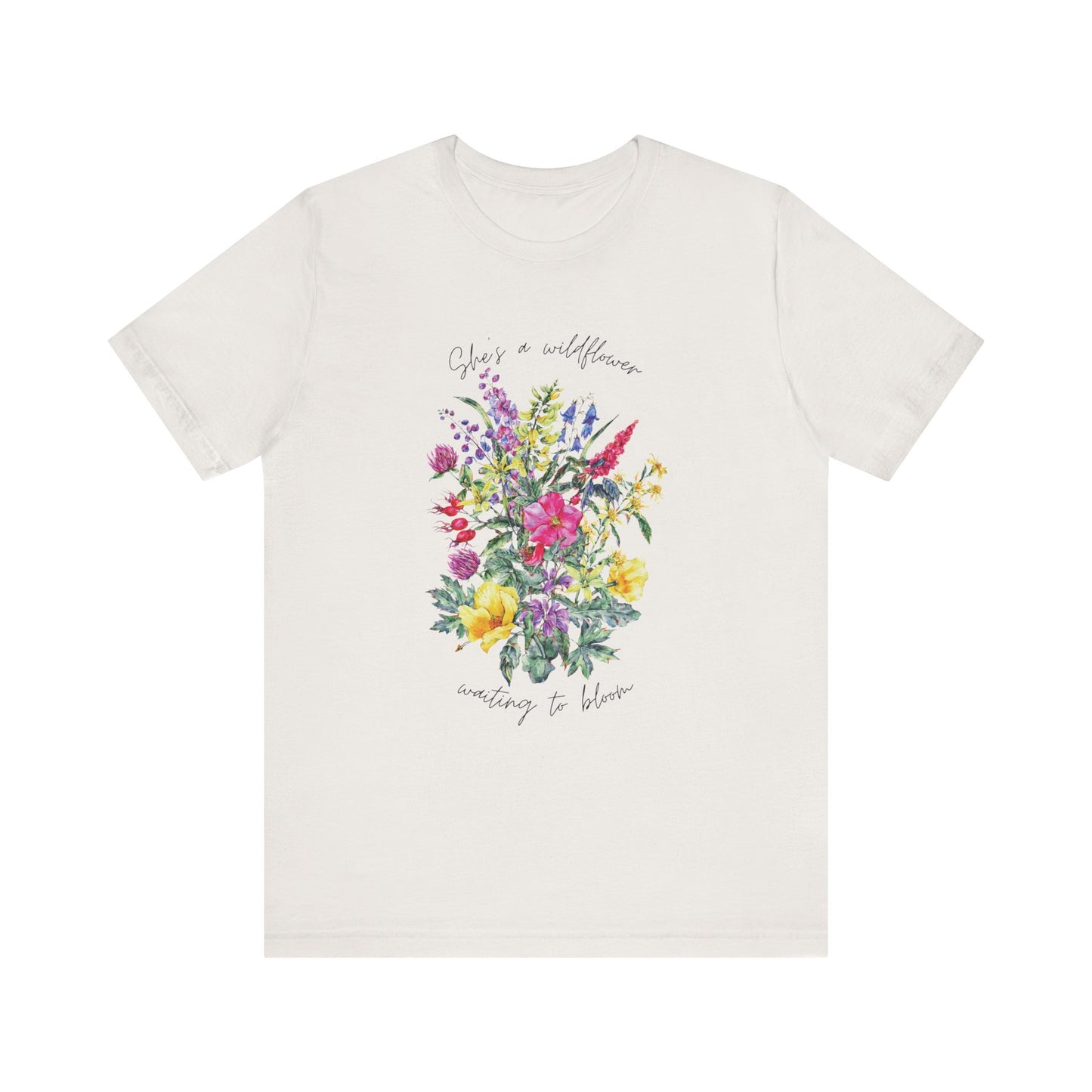 Wildflowers Shirt, Spring flowers shirt, Wildflower Tshirt, Floral Tshirt, Ladies Shirts, Garden Lover Shirt, Nature Lover Shirt