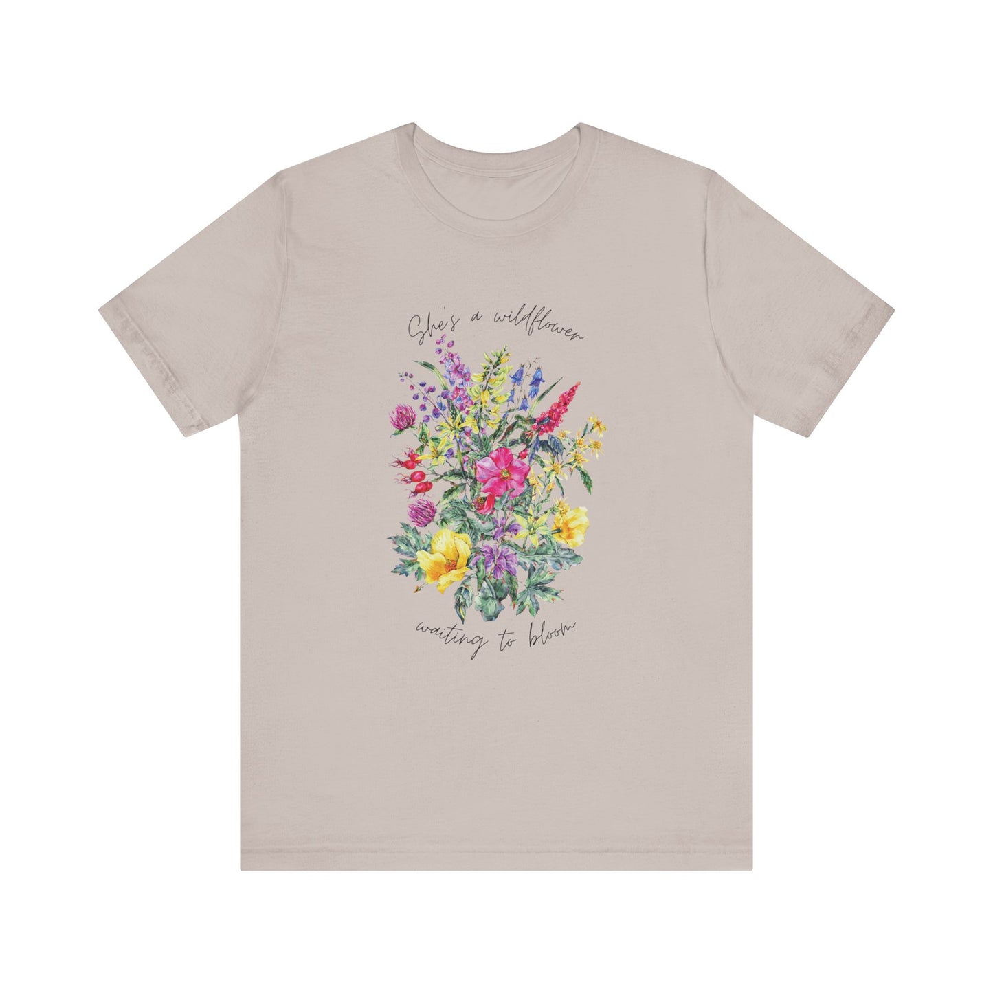 Wildflowers Shirt, Spring flowers shirt, Wildflower Tshirt, Floral Tshirt, Ladies Shirts, Garden Lover Shirt, Nature Lover Shirt