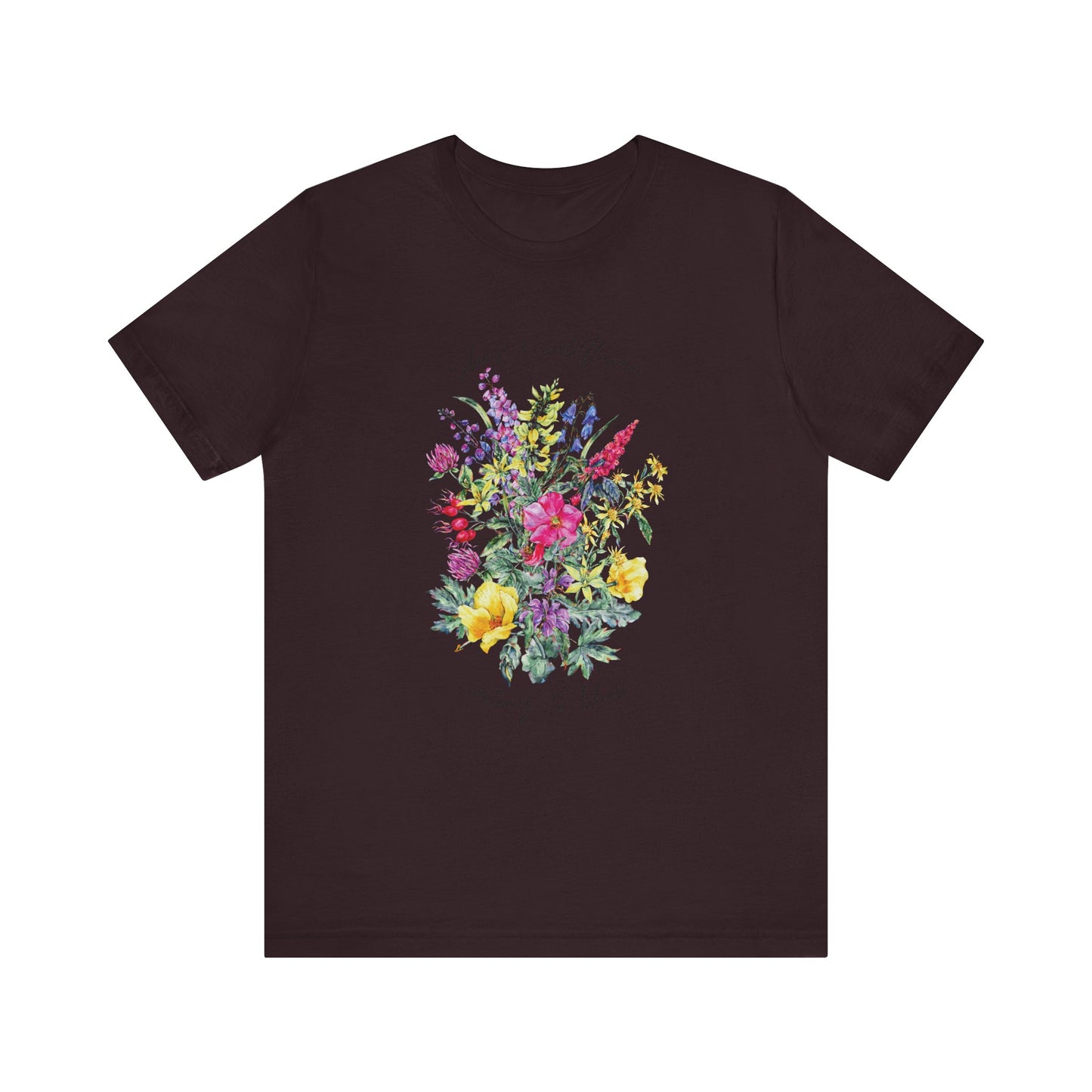 Wildflowers Shirt, Spring flowers shirt, Wildflower Tshirt, Floral Tshirt, Ladies Shirts, Garden Lover Shirt, Nature Lover Shirt