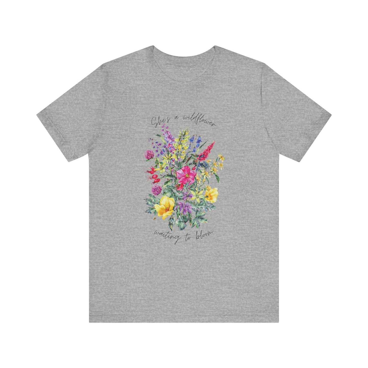 Wildflowers Shirt, Spring flowers shirt, Wildflower Tshirt, Floral Tshirt, Ladies Shirts, Garden Lover Shirt, Nature Lover Shirt