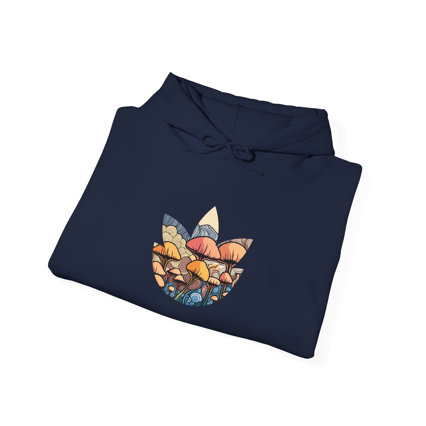 Psychedelic Mushroom Sunset Hoodie Unisex Heavy Blend™ Hooded Sweatshirt