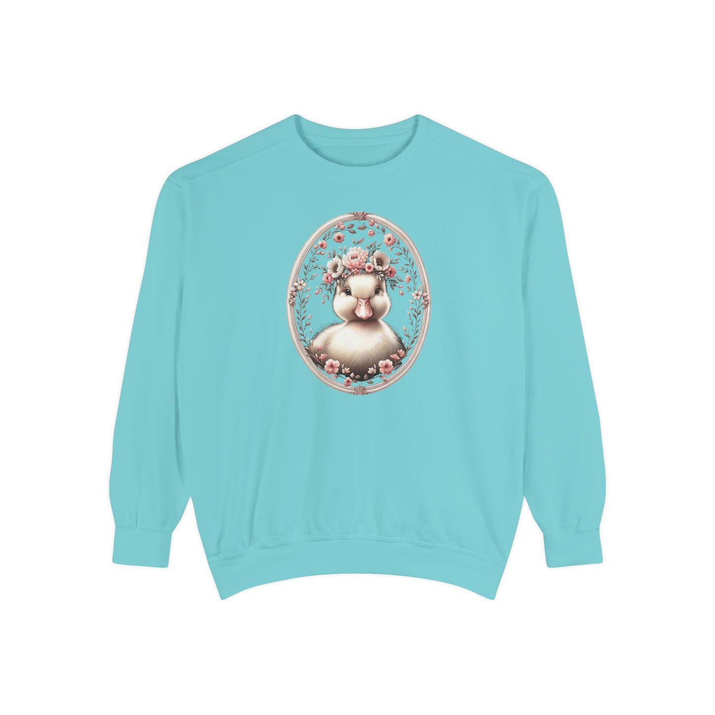 Baby Duckling Sweatshirt Coquette Sweatshirt Trendy Crewneck Aesthetic Sweatshirt Cute Sweatshirt Gift For Her Comfort Colors Sweatshirt