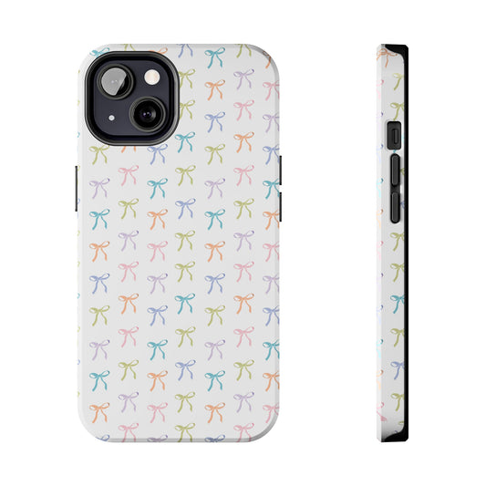 Bow Phone Case, Coquette Design Case, Durable Phone Case, Tough Phone Cases