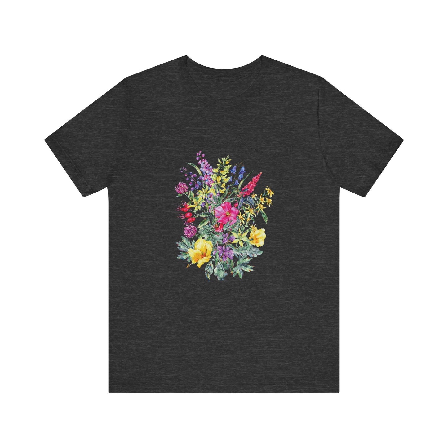 Wildflowers Shirt, Spring flowers shirt, Wildflower Tshirt, Floral Tshirt, Ladies Shirts, Garden Lover Shirt, Nature Lover Shirt